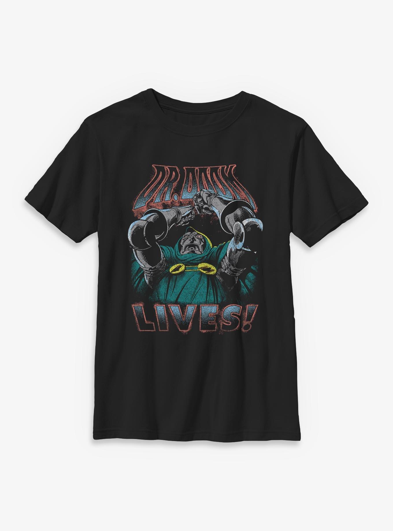 Marvel Dr. Doom Lives Youth T-Shirt, , hi-res
