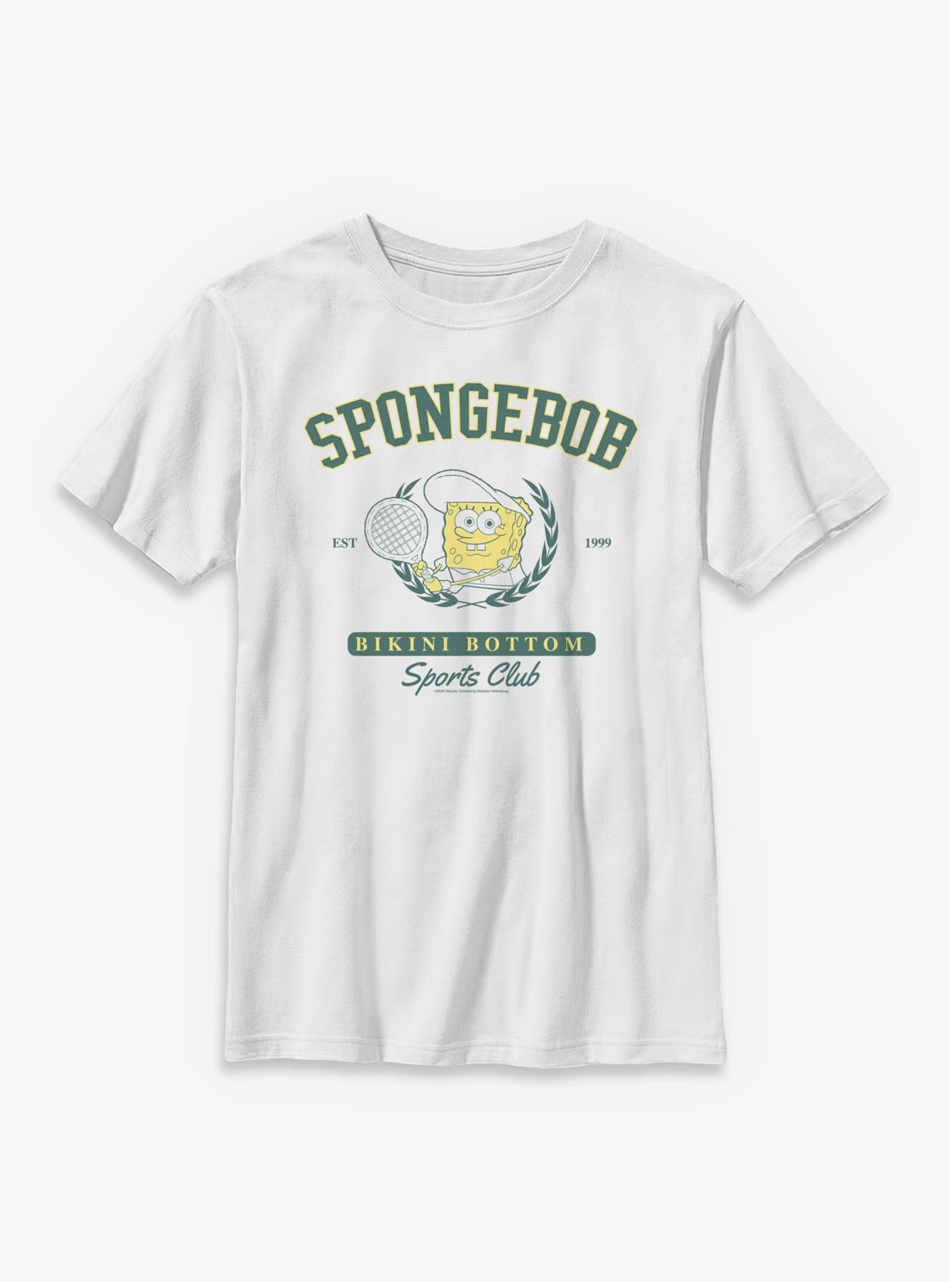 Spongebob Squarepants Tennis Bob Youth T-Shirt, , hi-res