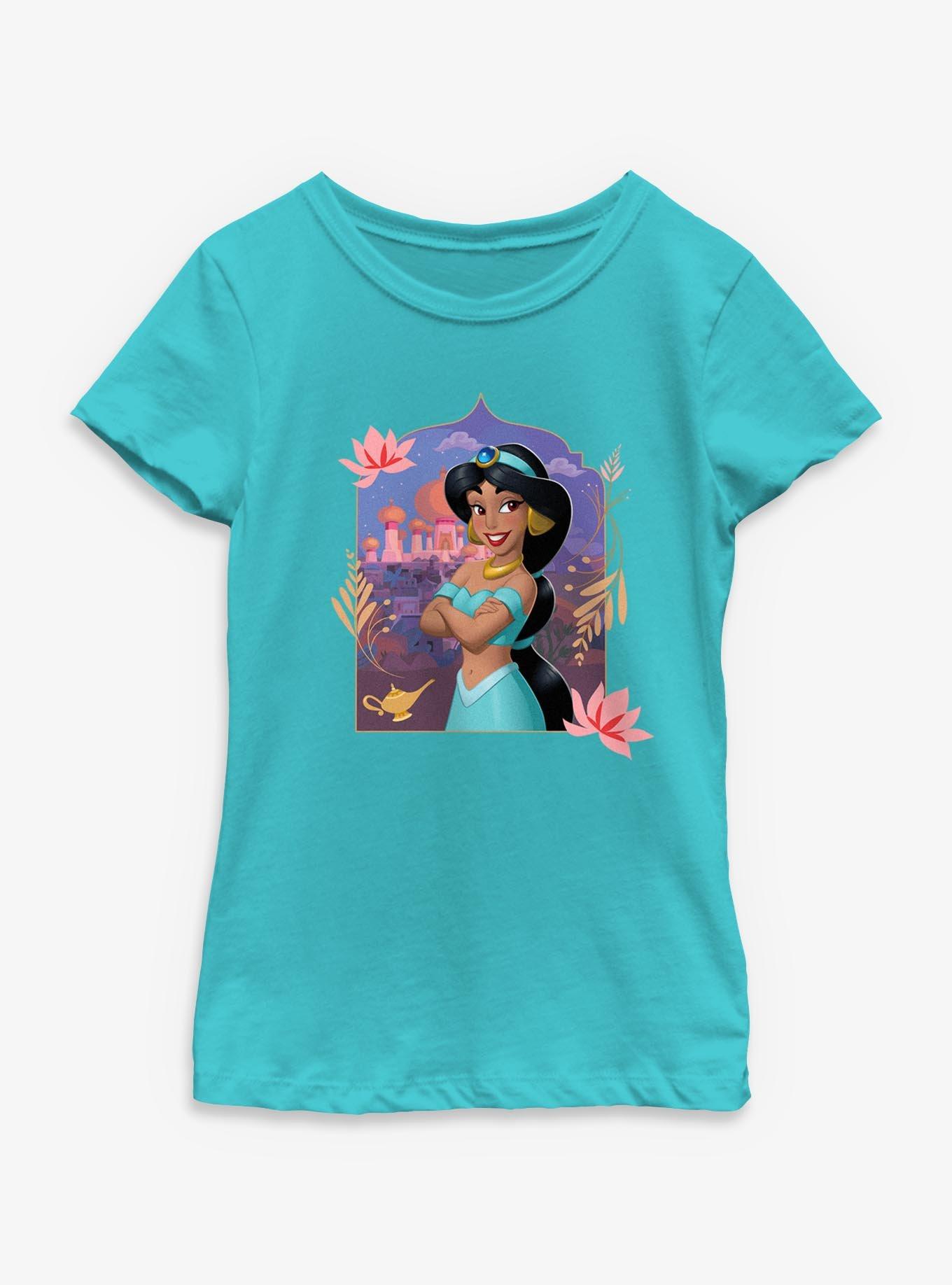 Disney Aladdin Jasmine Adventure Awaits Youth Girls T-Shirt, , hi-res