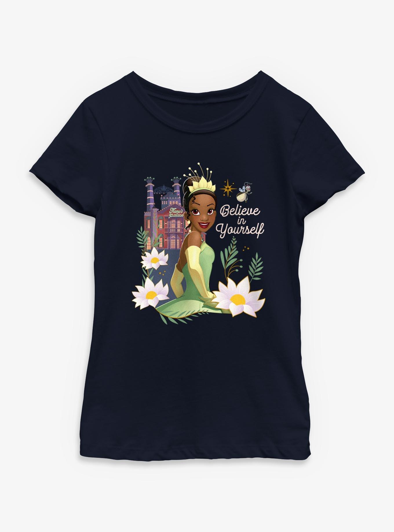 Disney Princess And The Frog Believe In Yourself Youth Girls T-Shirt, , hi-res