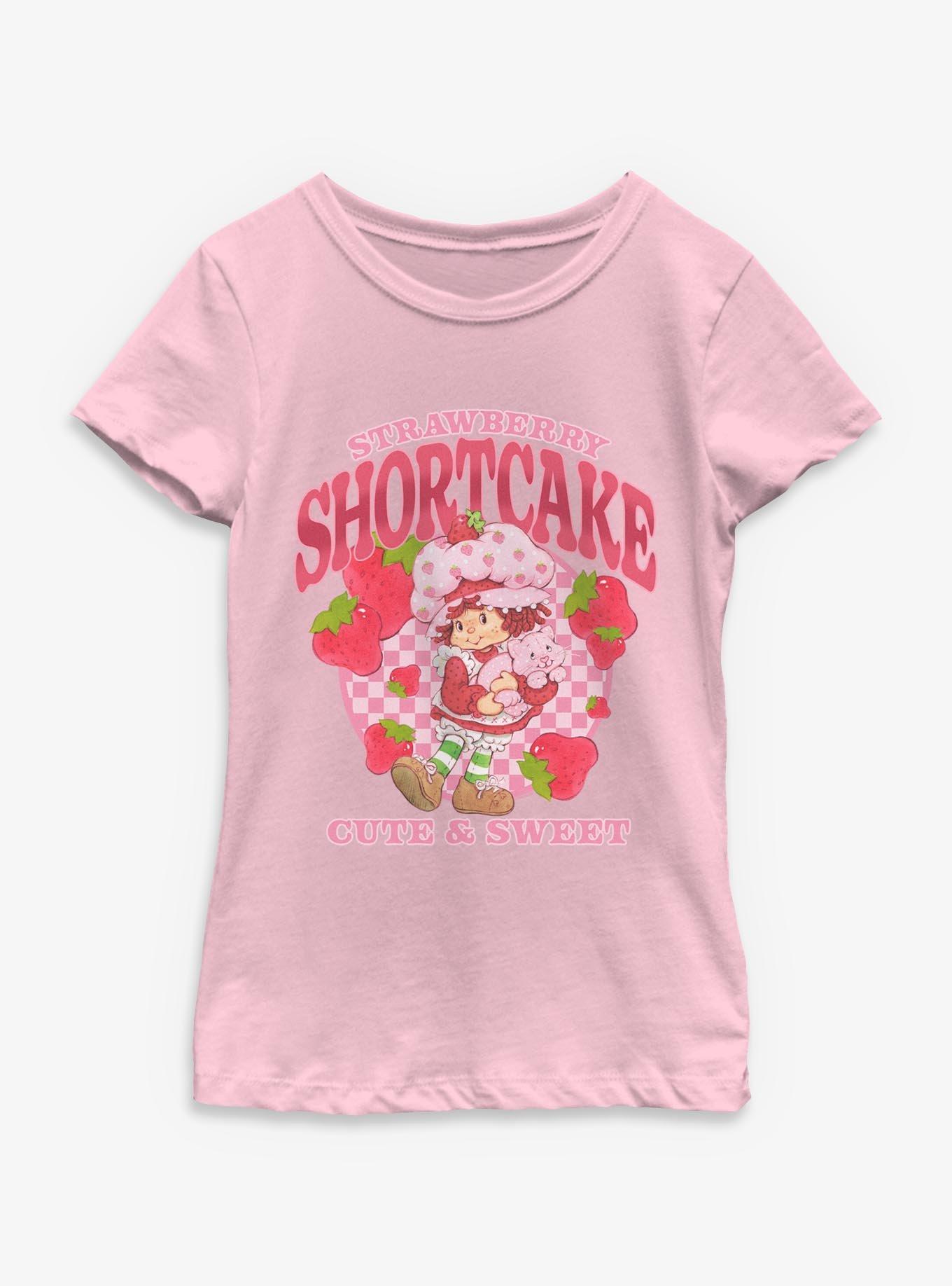 Strawberry Shortcake Cute And Sweet Youth Girls T-Shirt, , hi-res