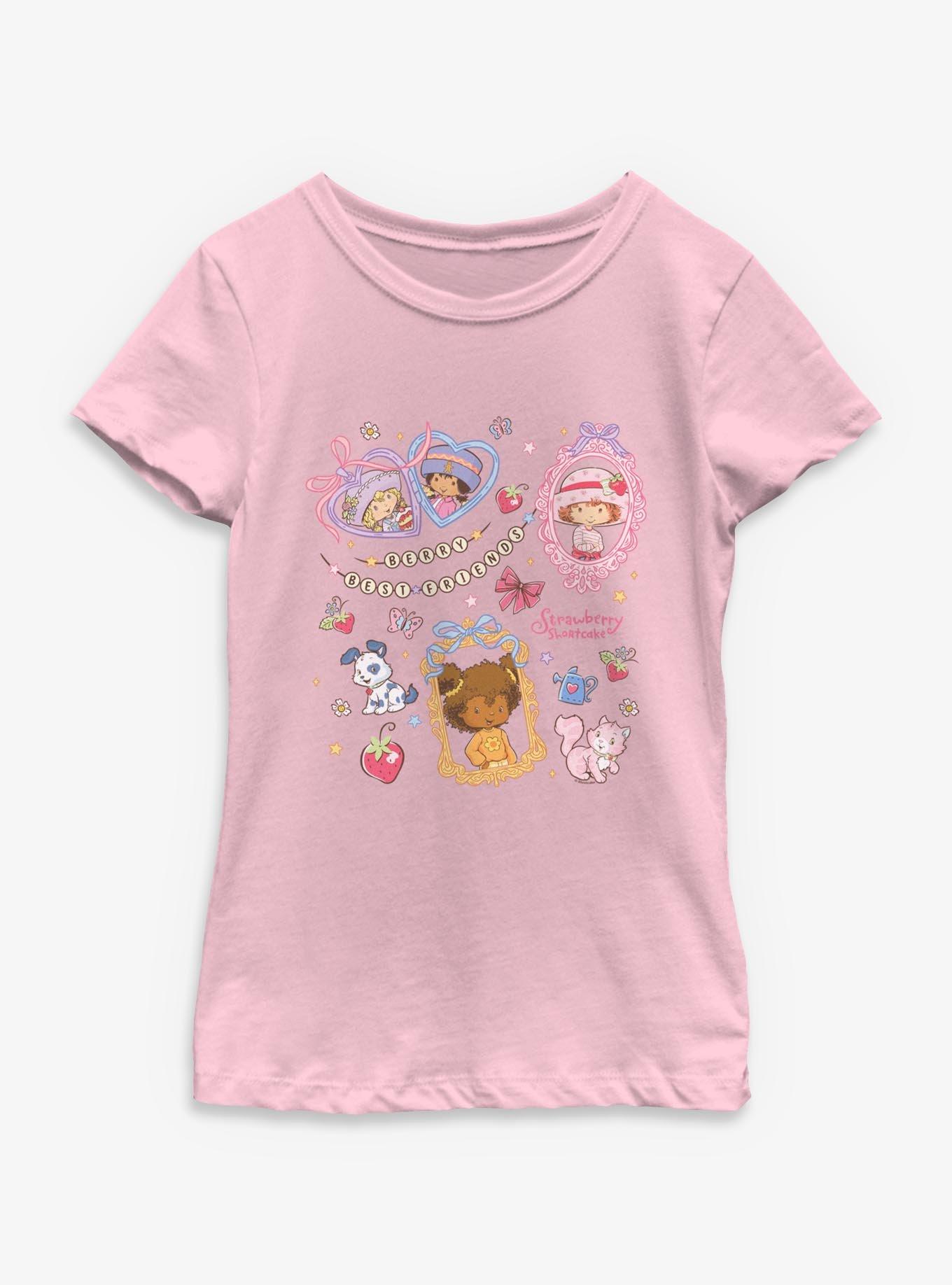 Strawberry Shortcake Berry Best Friends Youth Girls T-Shirt, , hi-res