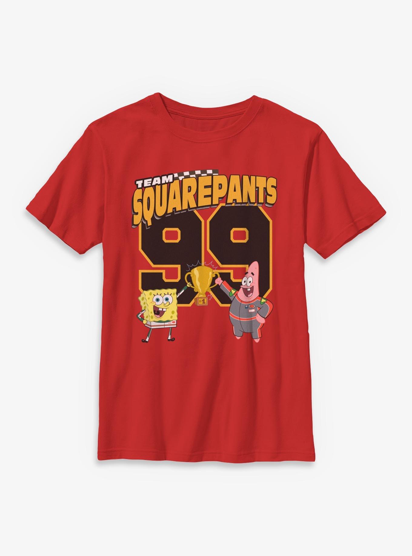 Spongebob Squarepants & Patrick 99 Racing Youth T-Shirt, , hi-res