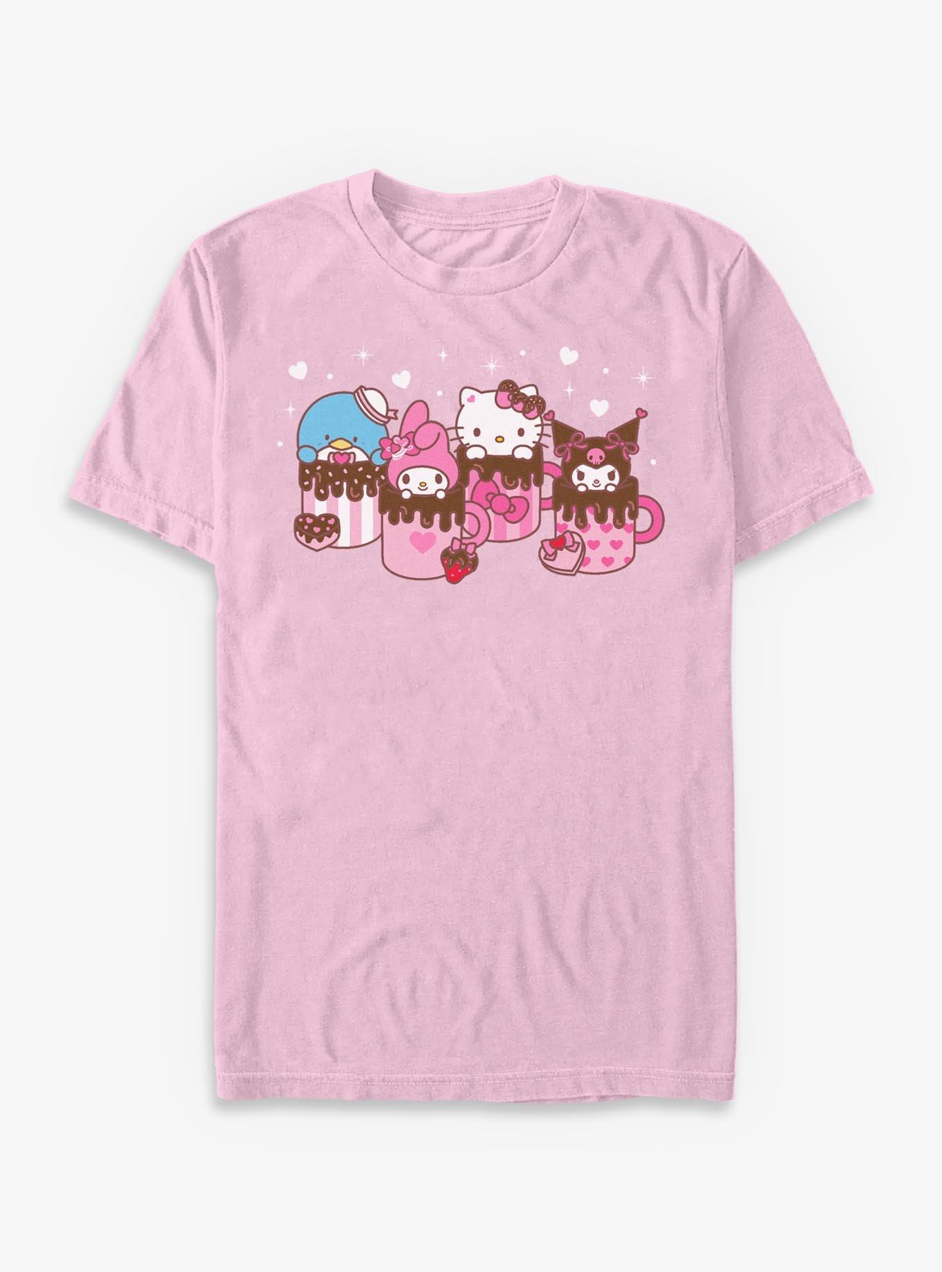Sanrio Hello Kitty Mug Friends Garment Dye T-Shirt, , hi-res