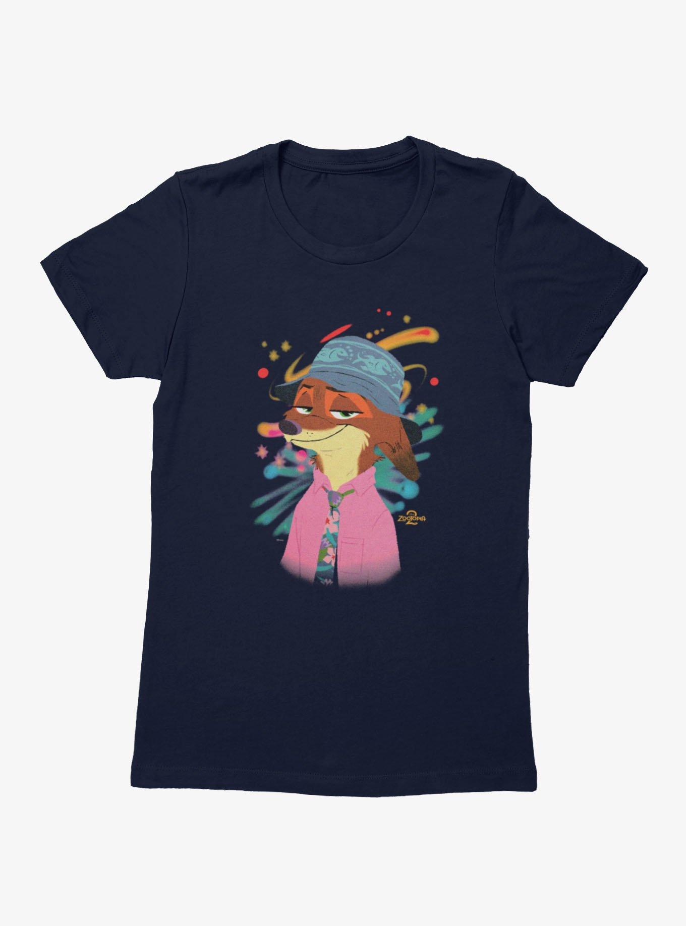 Disney Zootopia 2 Cosmic Nick Wilde Womens T-Shirt, , hi-res