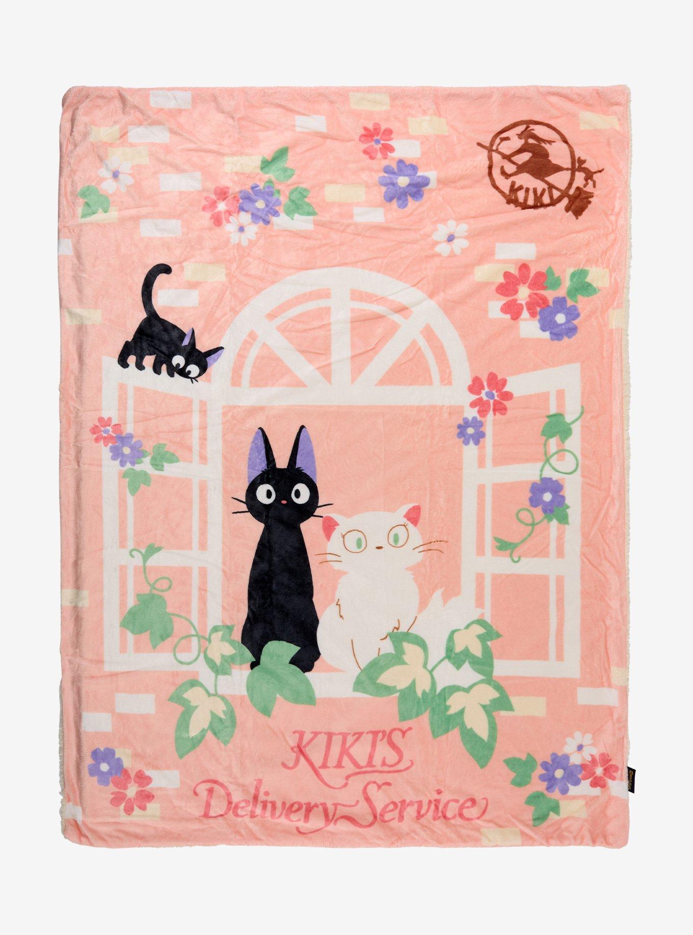 Studio Ghibli&reg; Kiki's Delivery Service Jiji & Lily Throw &mdash; BoxLunch Exclusive, , hi-res