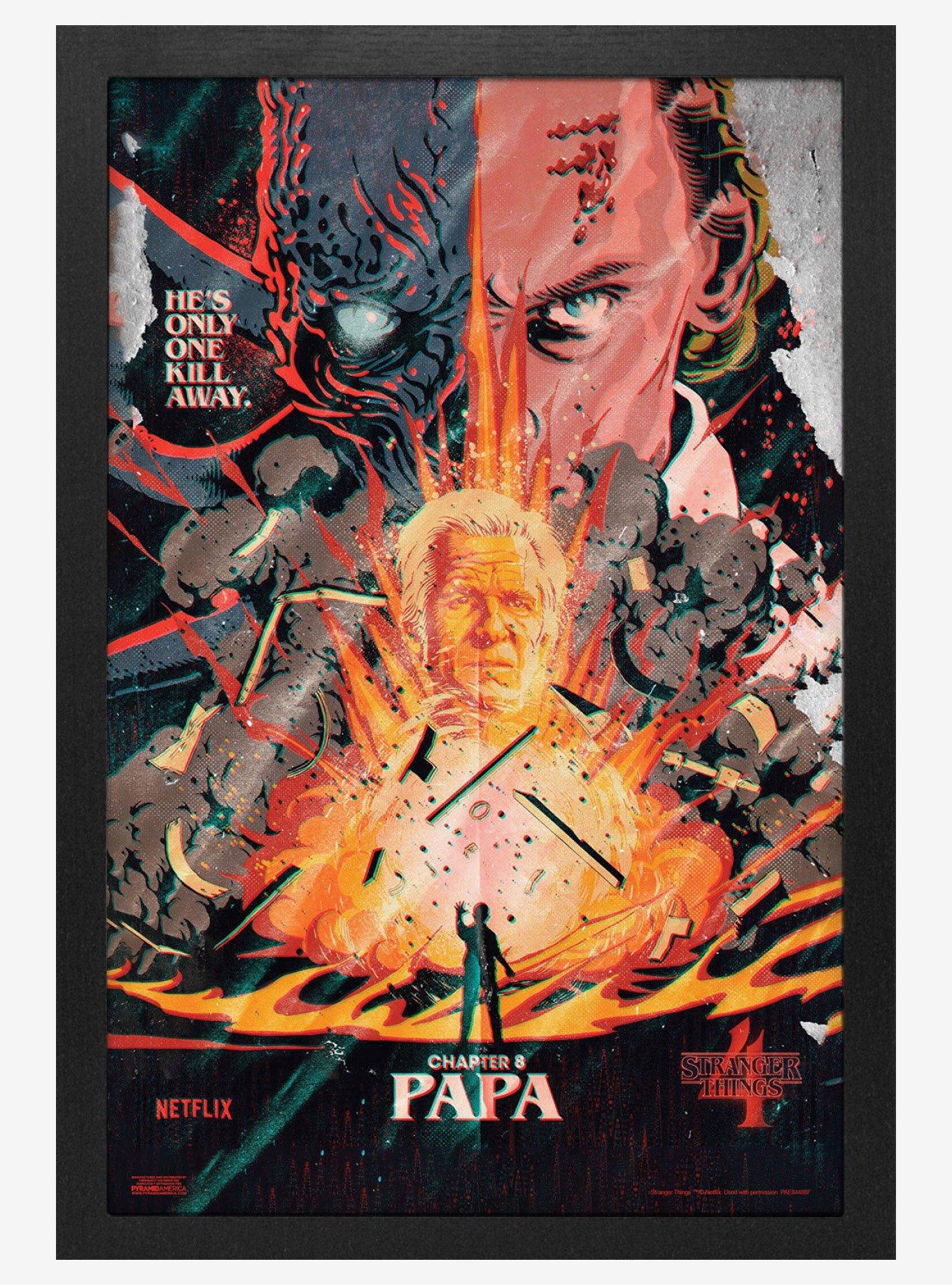 Stranger Things Chapter 8 Papa 11x17" Framed Poster, , hi-res
