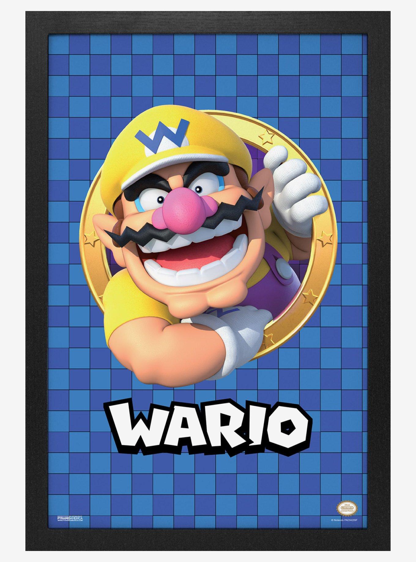 Super Mario 3D Port Wario 11x17" Framed Poster, , hi-res