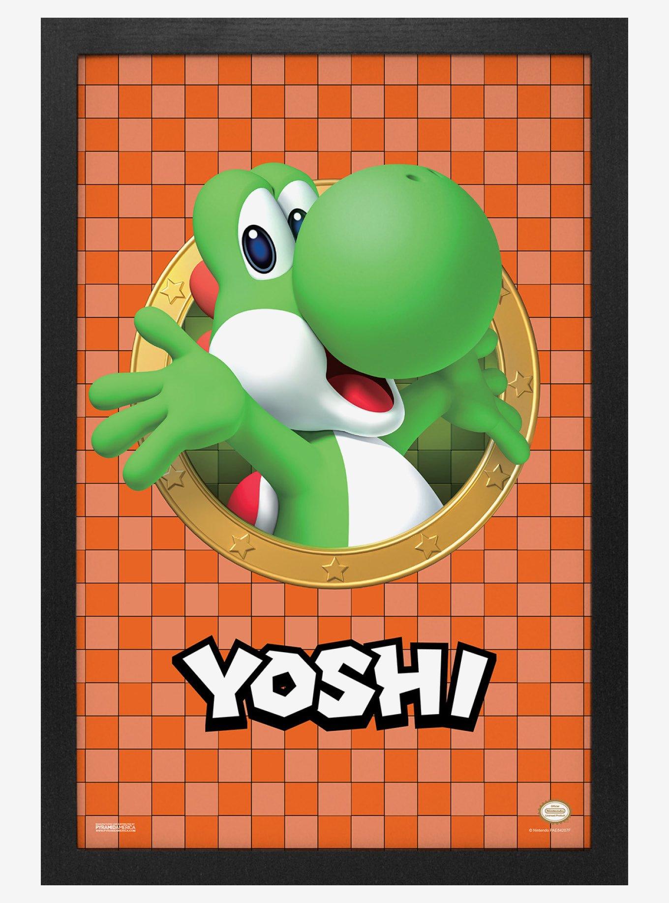 Super Mario 3D Port Yoshi 11x17" Framed Poster, , hi-res