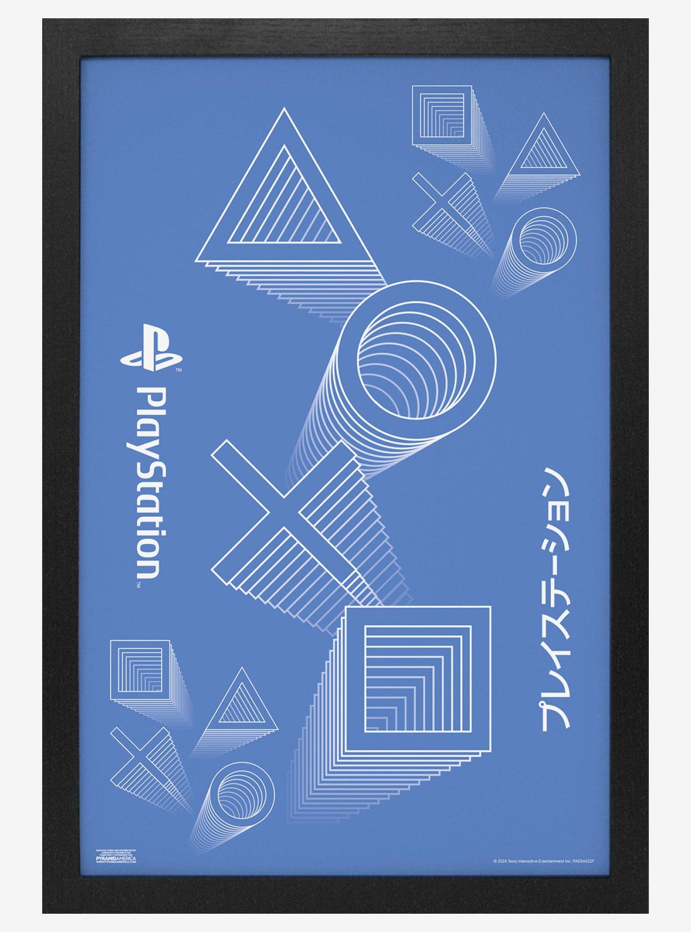 PlayStation Fine Line 11x17" Framed Poster, , hi-res