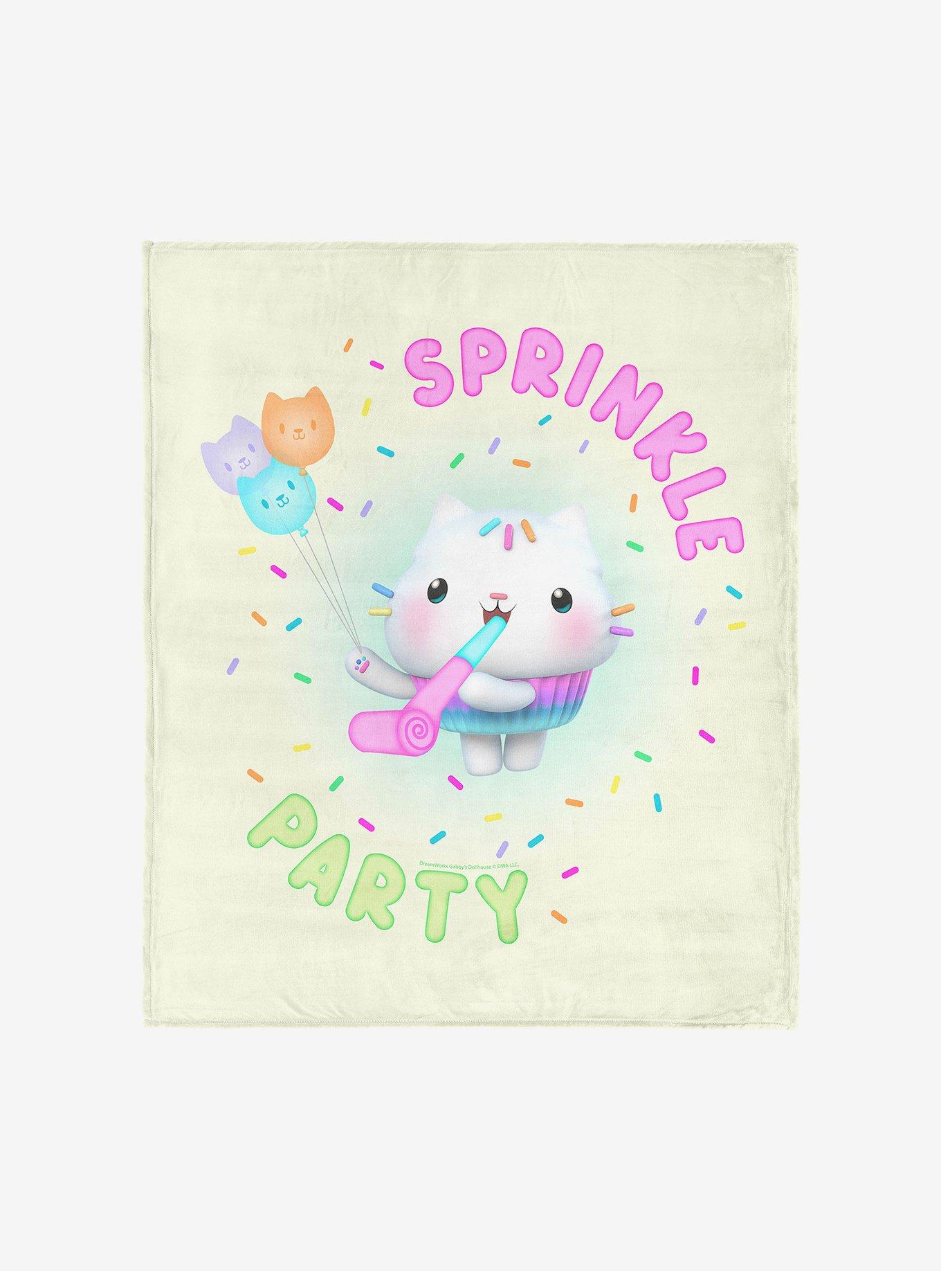 Gabby's Dollhouse Sprinkle Party 50x60" Silk Touch Throw Blanket, , hi-res