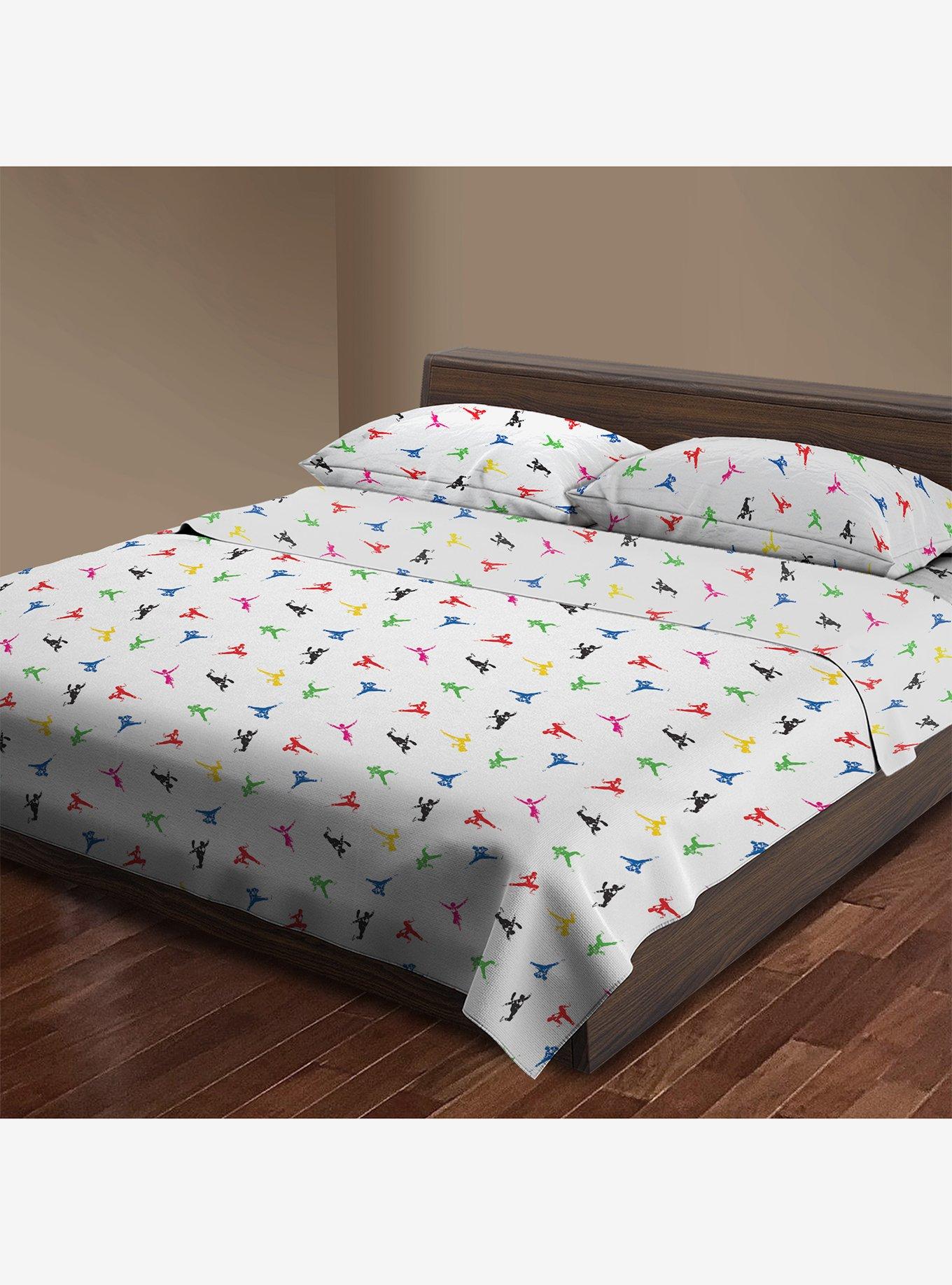 Power Rangers Classic Color Rangers 4 Piece Full Sheet Set