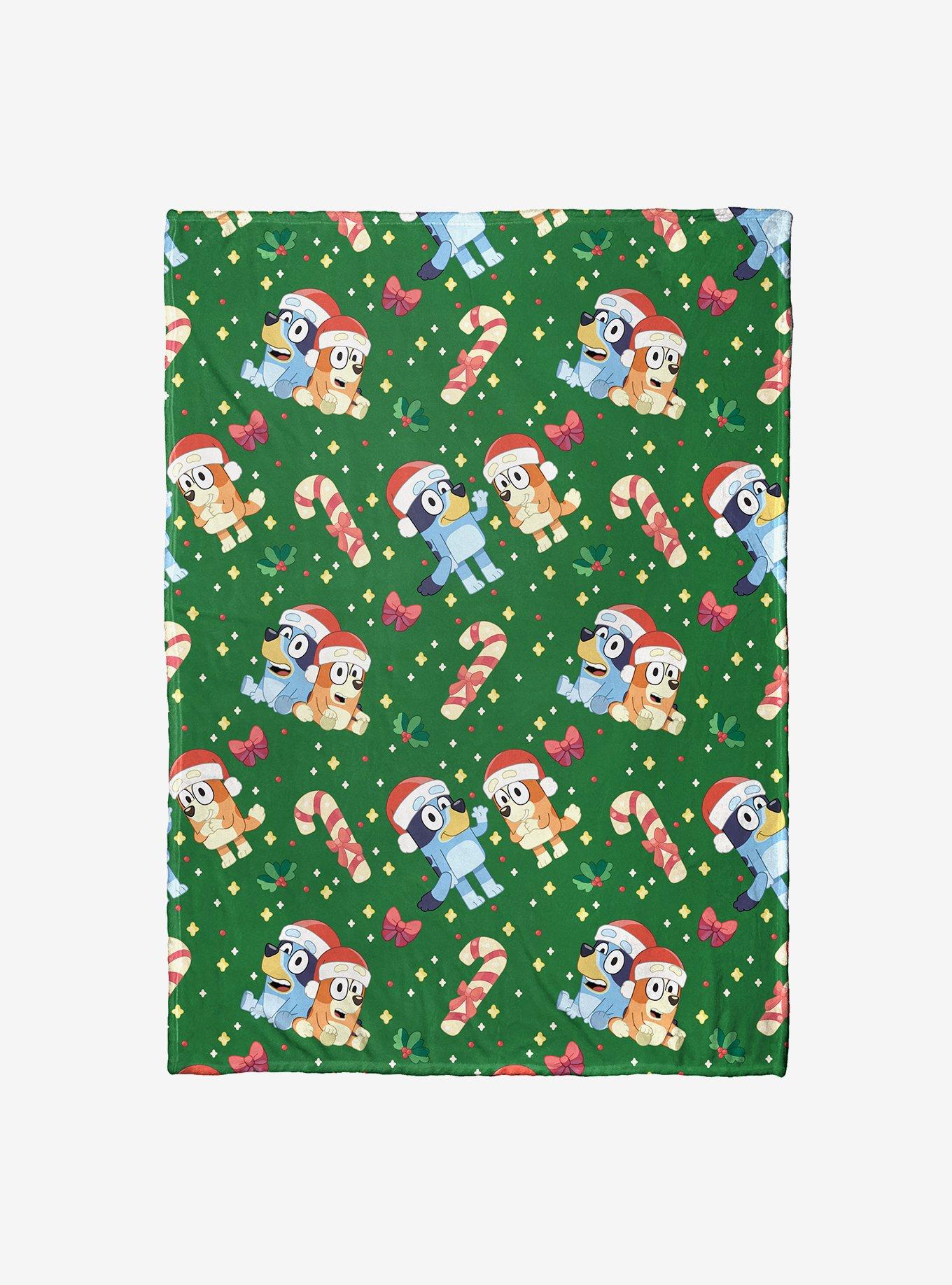 Bluey Family Holiday Silk Touch Throw Blanket