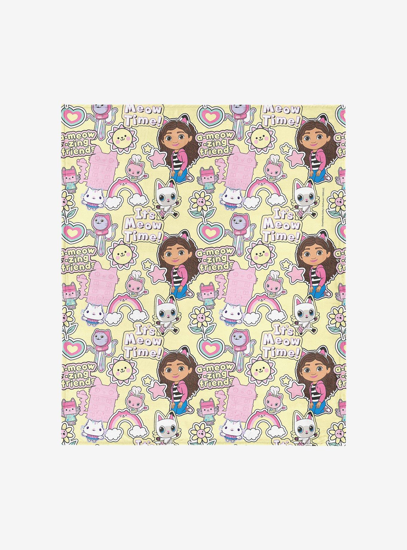 Gabby's Dollhouse It's Meow Time 40x50" Silk Touch Throw Blanket, , hi-res