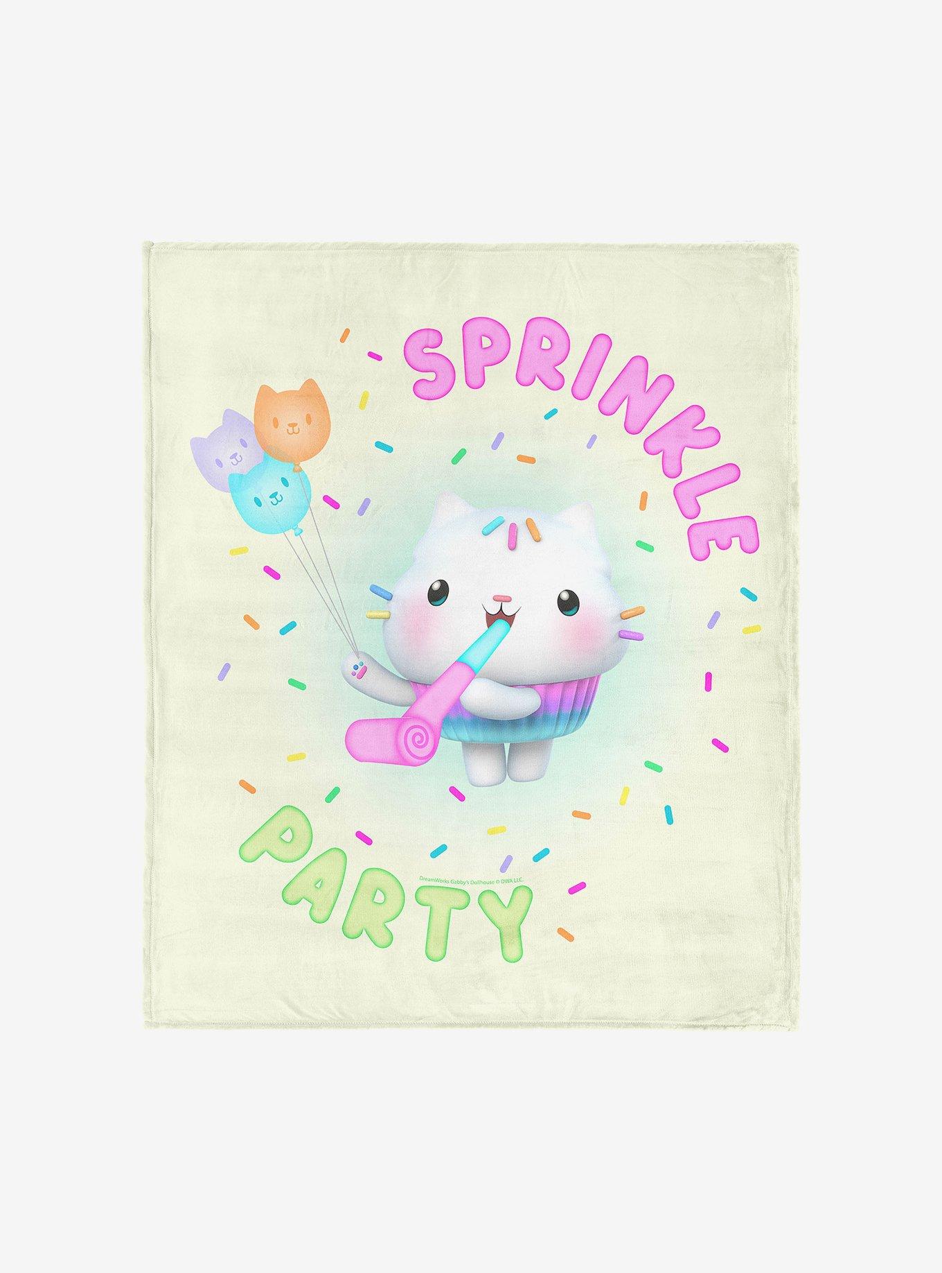 Gabby's Dollhouse Sprinkle Party 40x50" Silk Touch Throw Blanket, , hi-res