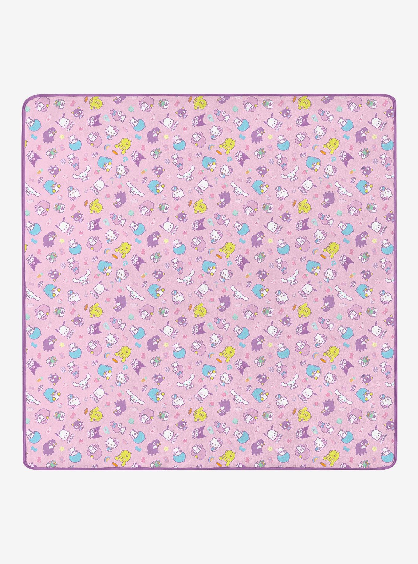 Hello Kitty Dreamy Drop 90x90" Cloud Throw Blanket, , hi-res