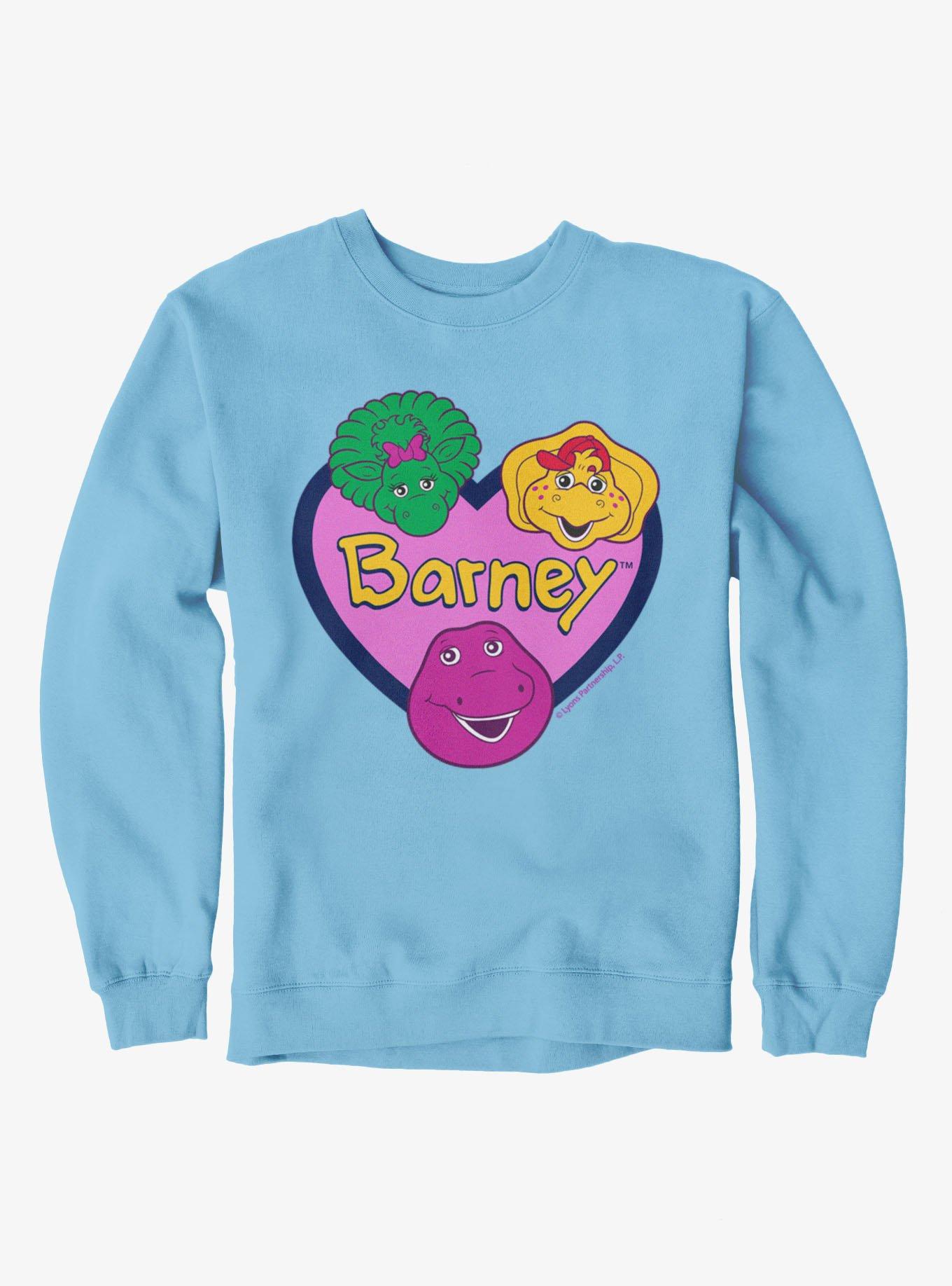Barney Heart Trio Baby Bop And BJ Sweatshirt, , hi-res