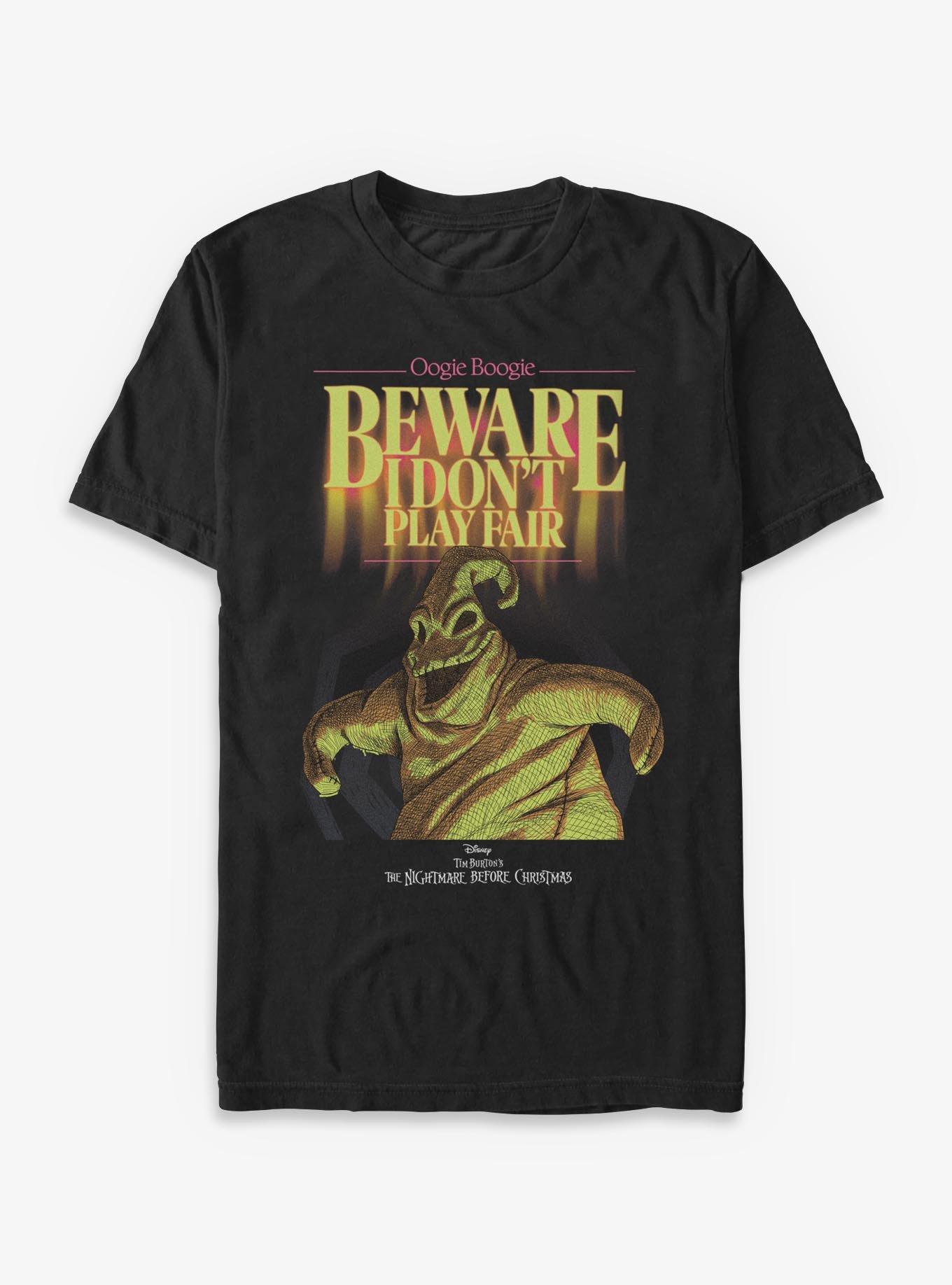Disney The Nightmare Before Christmas Oogie Boogie Beware T-Shirt, , hi-res