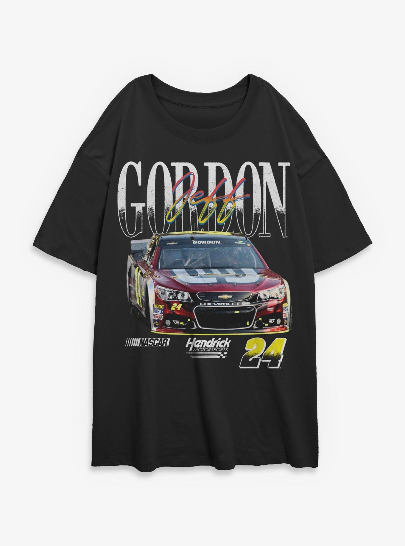 Nascar Jeff Gordon 24 Girls Oversized T-Shirt