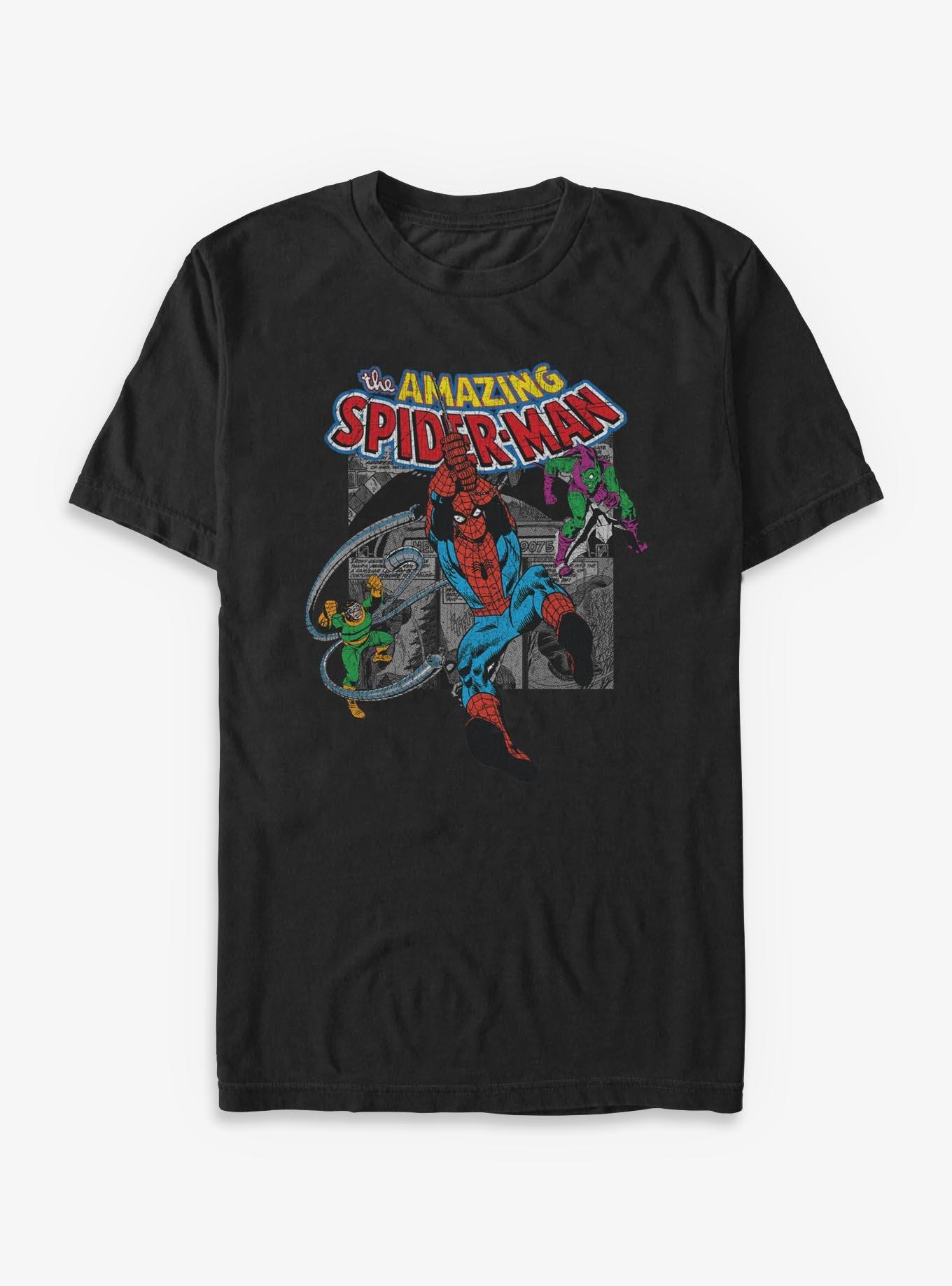 Marvel Spiderman Collage T-Shirt, , hi-res
