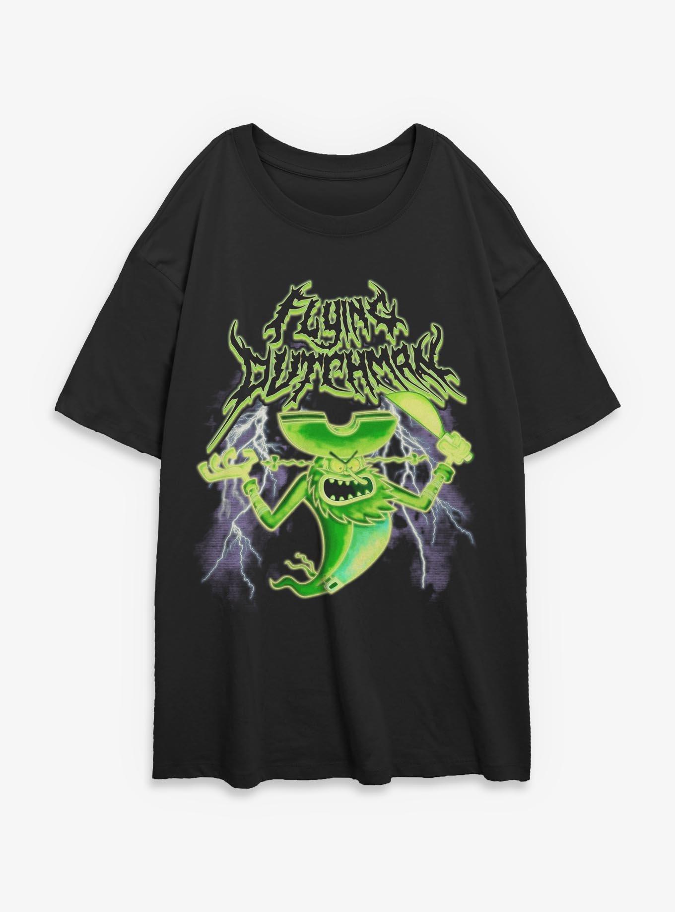 Spongebob Squarepants Flying Deathman Girls Oversized T-Shirt, , hi-res