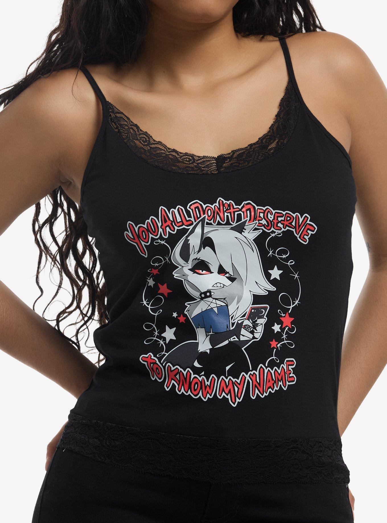 Helluva Boss Loona Know My Name Lace Girls Cami