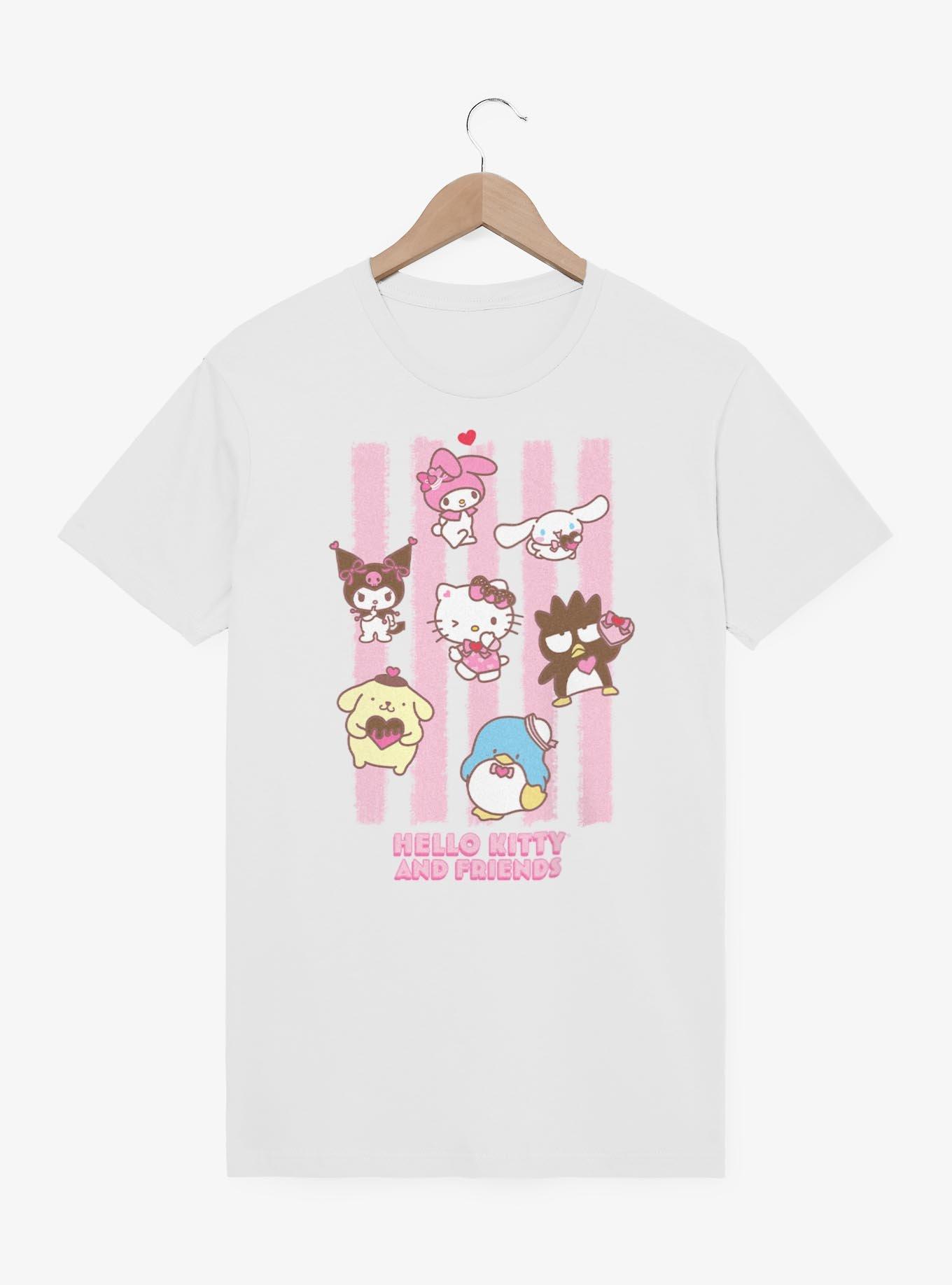 Sanrio Hello Kitty Stripes And Friends T-Shirt, , hi-res