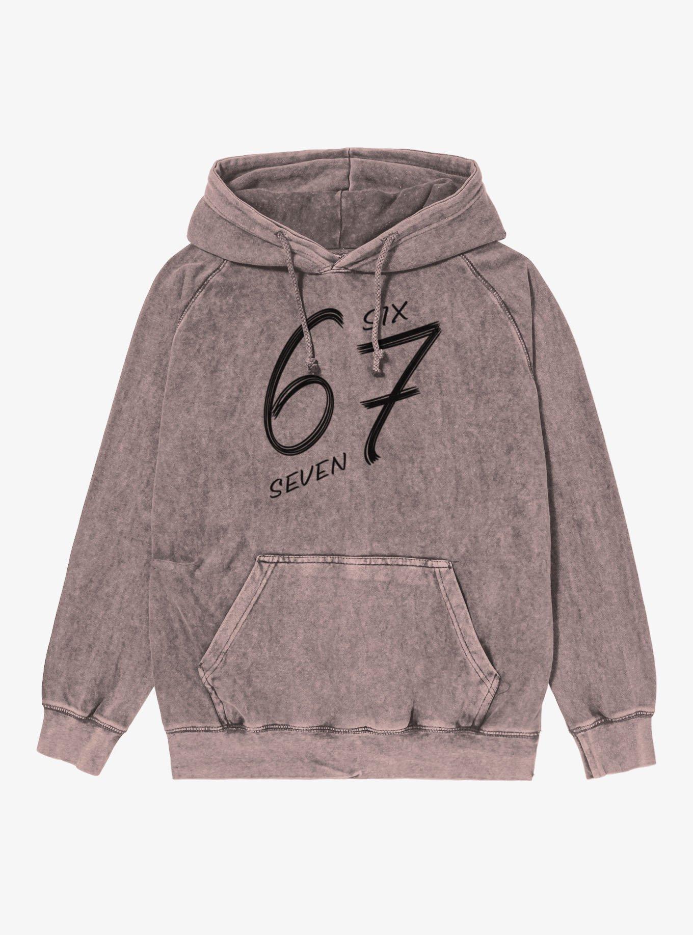 Six Seven Mineral Wash Hoodie, , hi-res