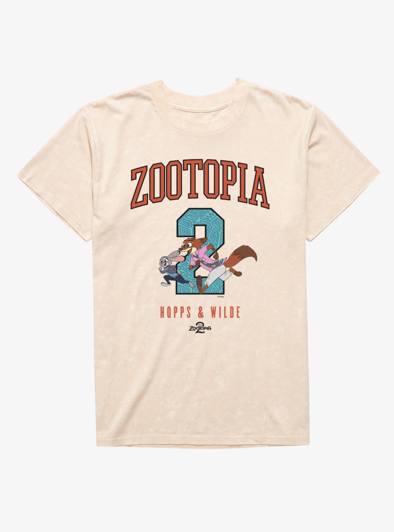 Disney Zootopia 2 Run Together Mineral Wash T-Shirt, , hi-res