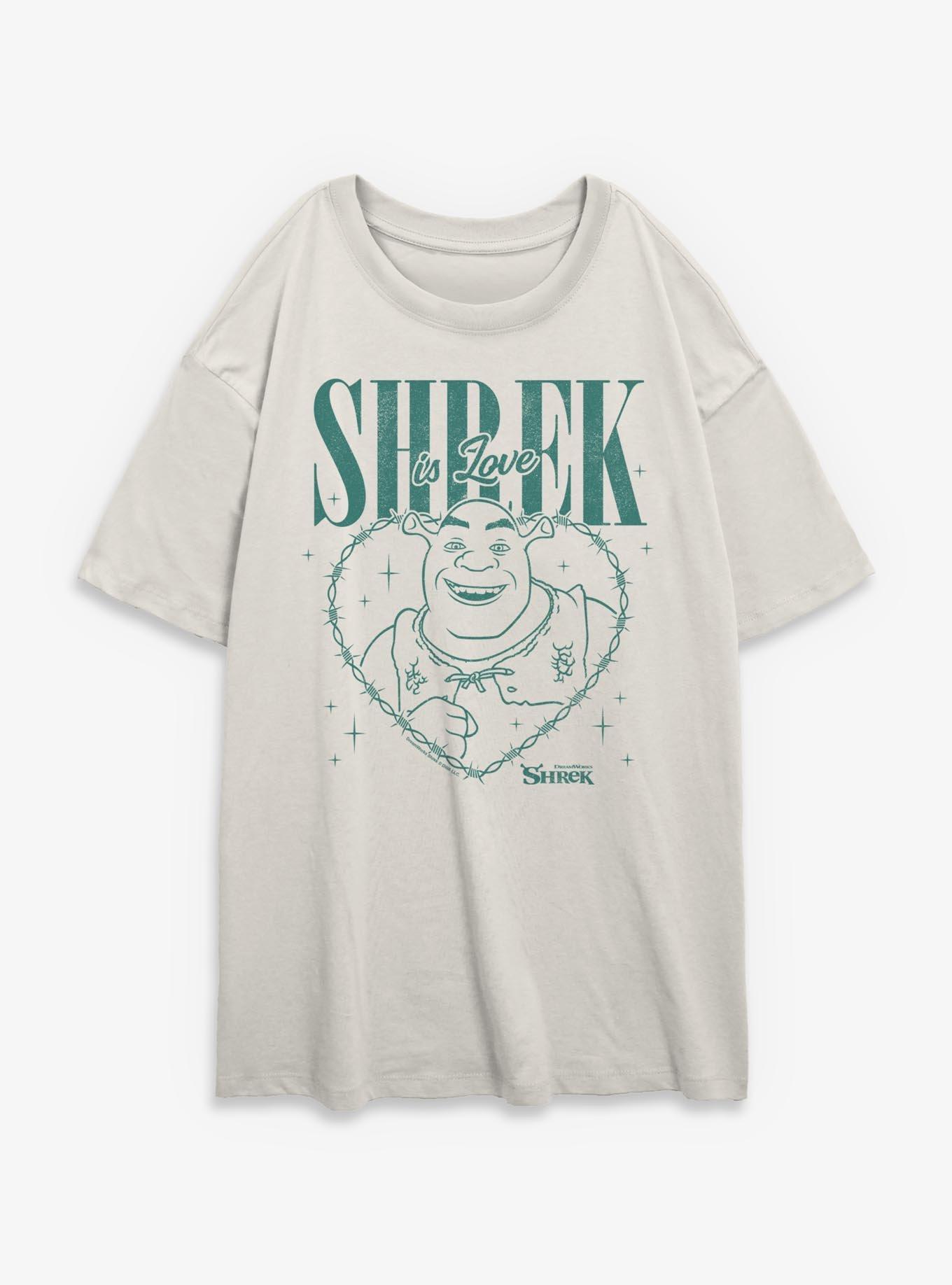 Shrek Is Love Womens Oversized T-Shirt, , hi-res