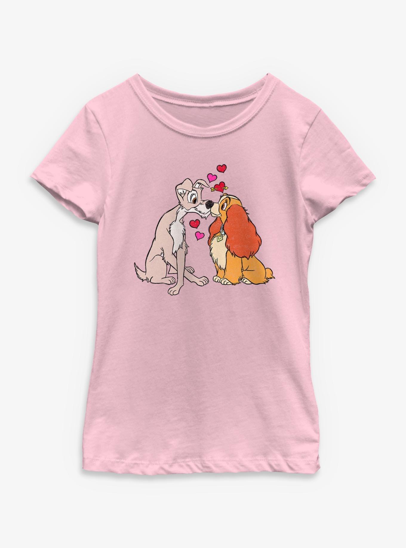 Disney Lady and the Tramp Puppy Love Youth Girls T-Shirt, , hi-res