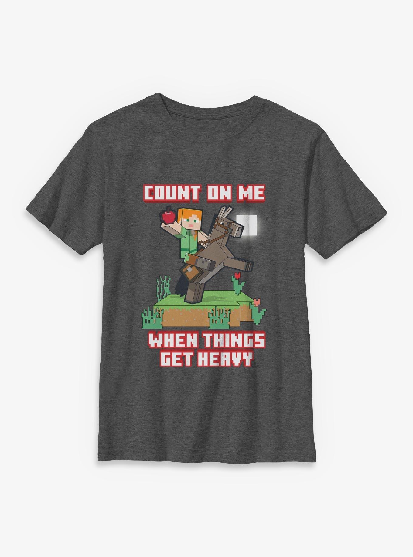Minecraft Count On Me Youth T-Shirt, , hi-res