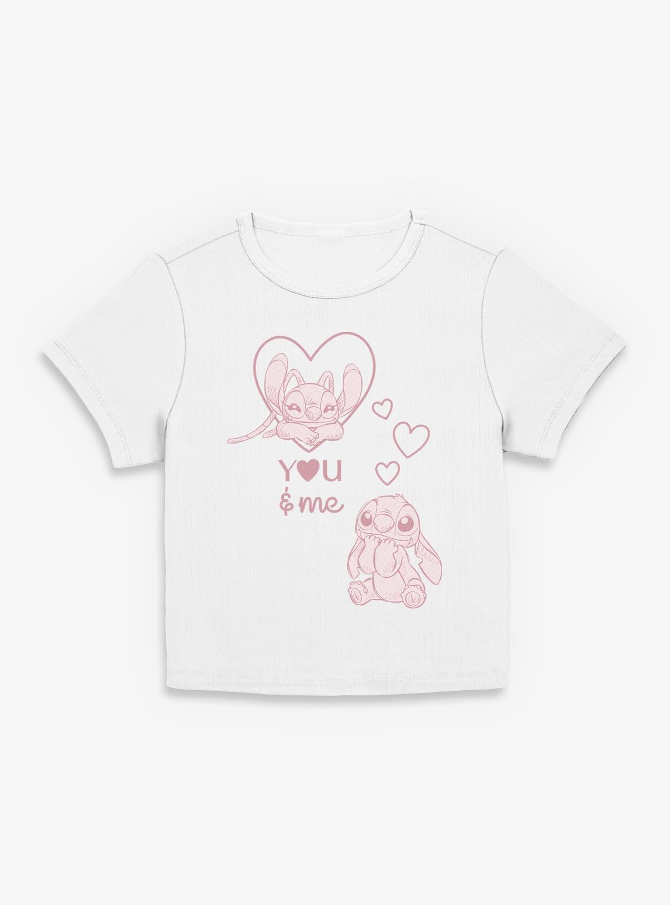 Disney Lilo & Stitch And Angel Lovebug Womens Baby T-Shirt