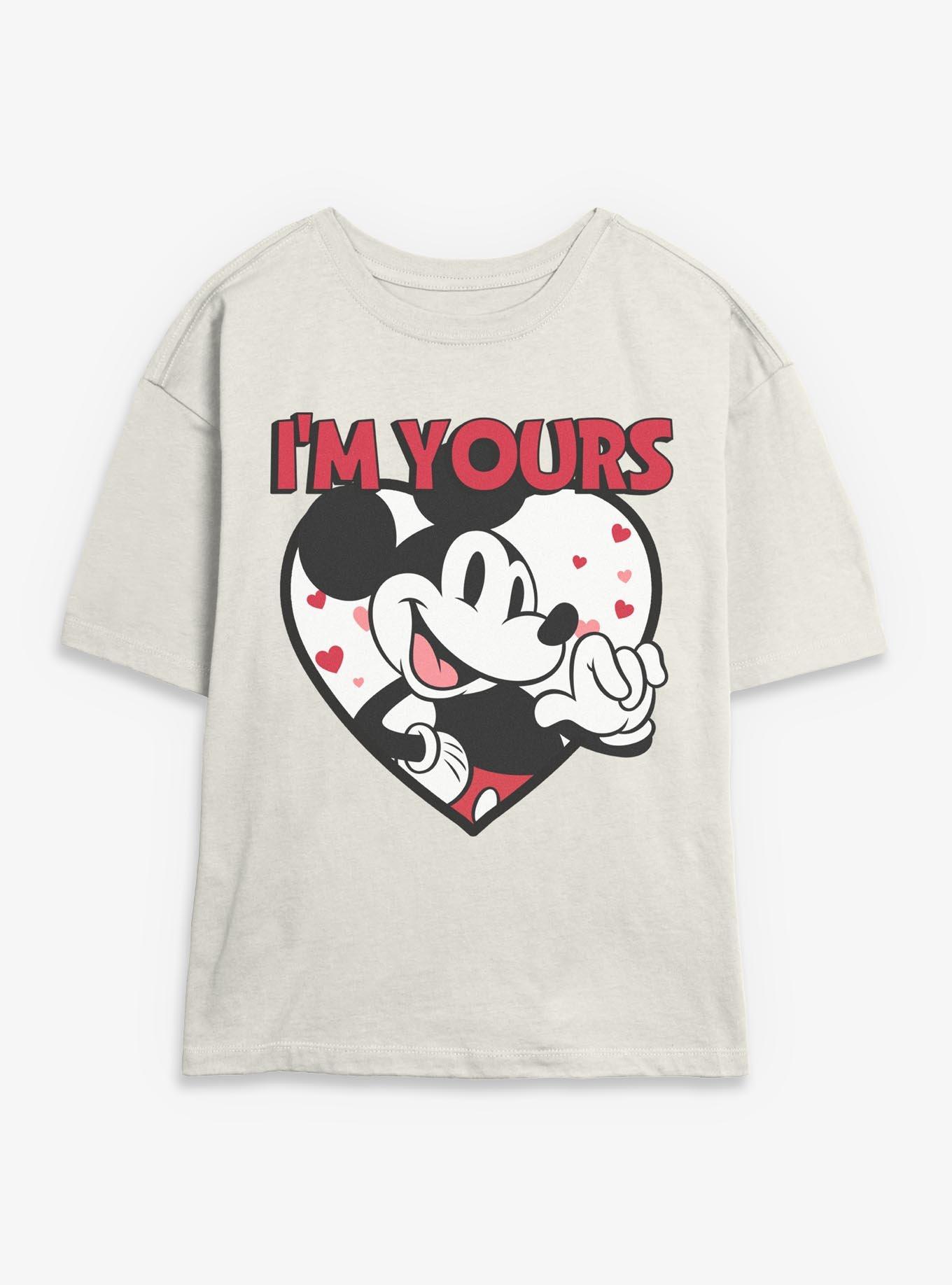 Disney Mickey Mouse I'm Yours Womens Skimmer T-Shirt, , hi-res