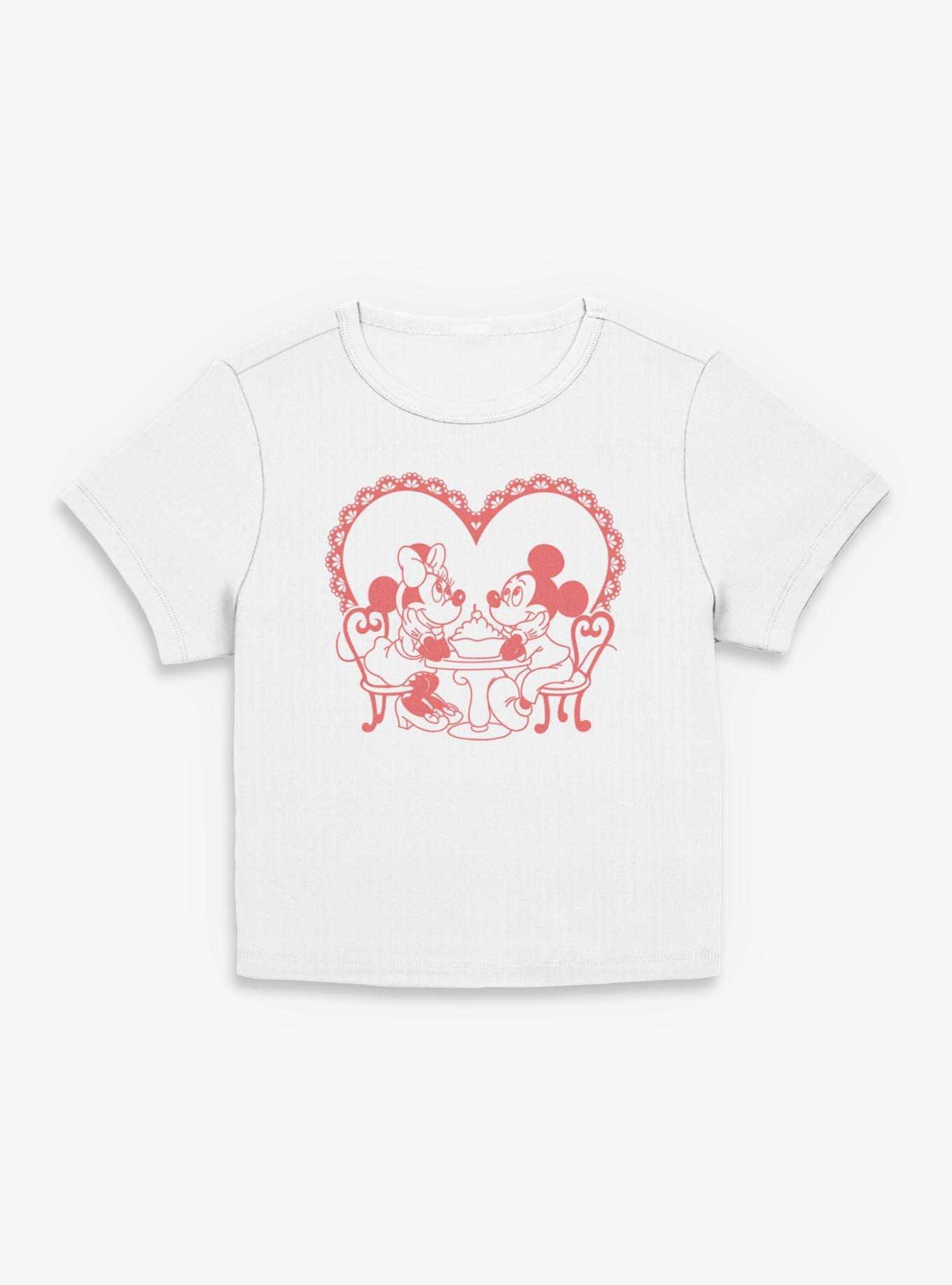 Disney Mickey Mouse & Minnie Mouse Sweetheart Date Night Womens Baby T-Shirt