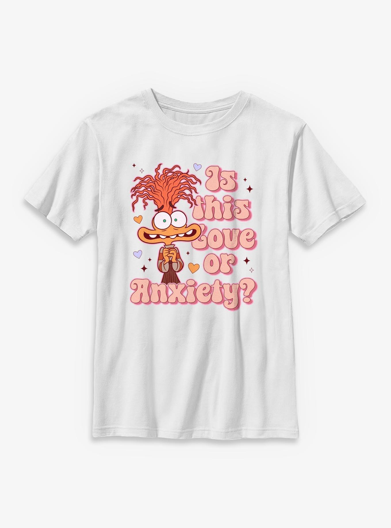 Disney Pixar Inside Out 2 Love Or Anxiety Youth T-Shirt, , hi-res