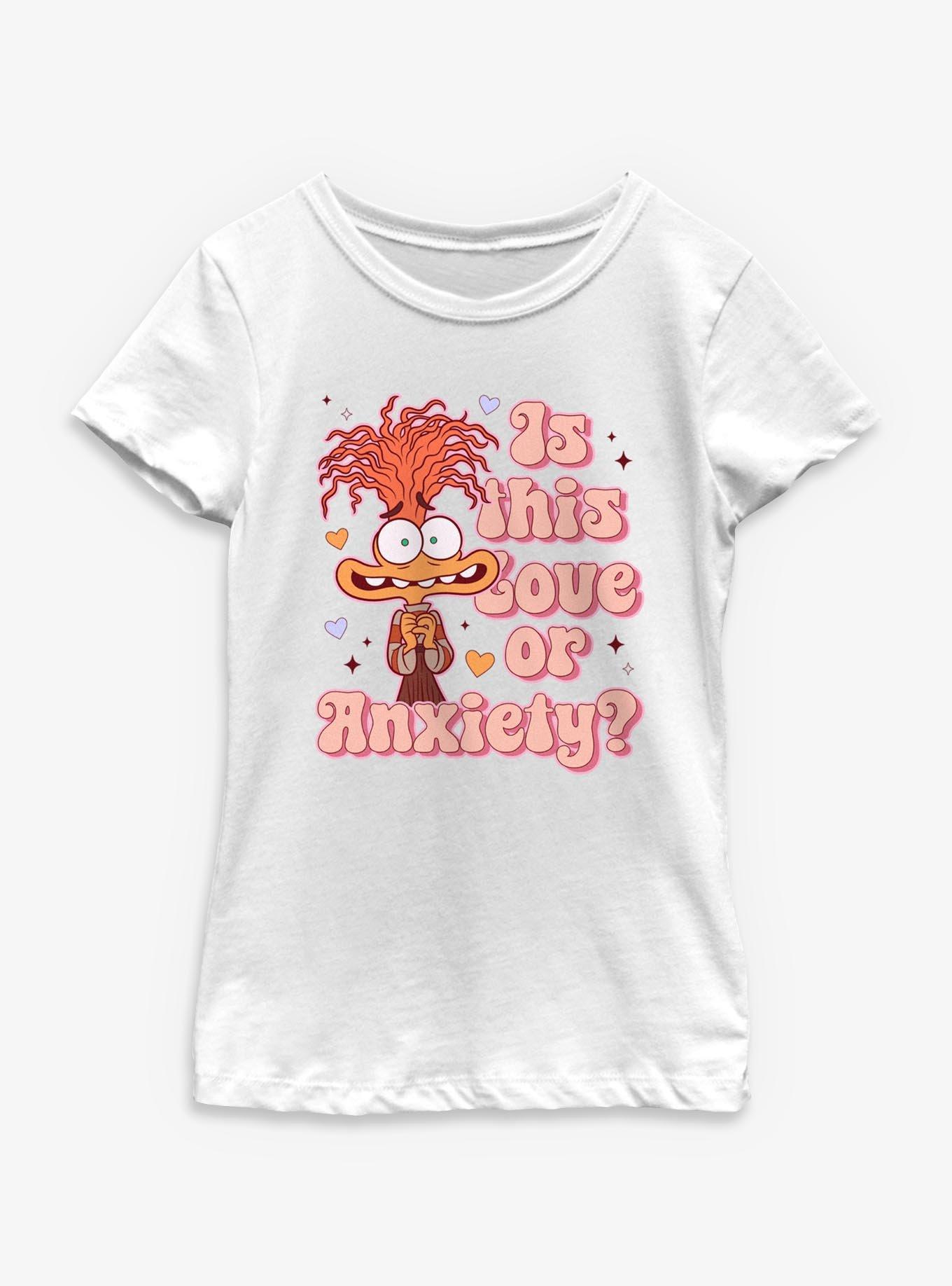 Disney Pixar Inside Out 2 Love Or Anxiety Youth Girls T-Shirt, , hi-res