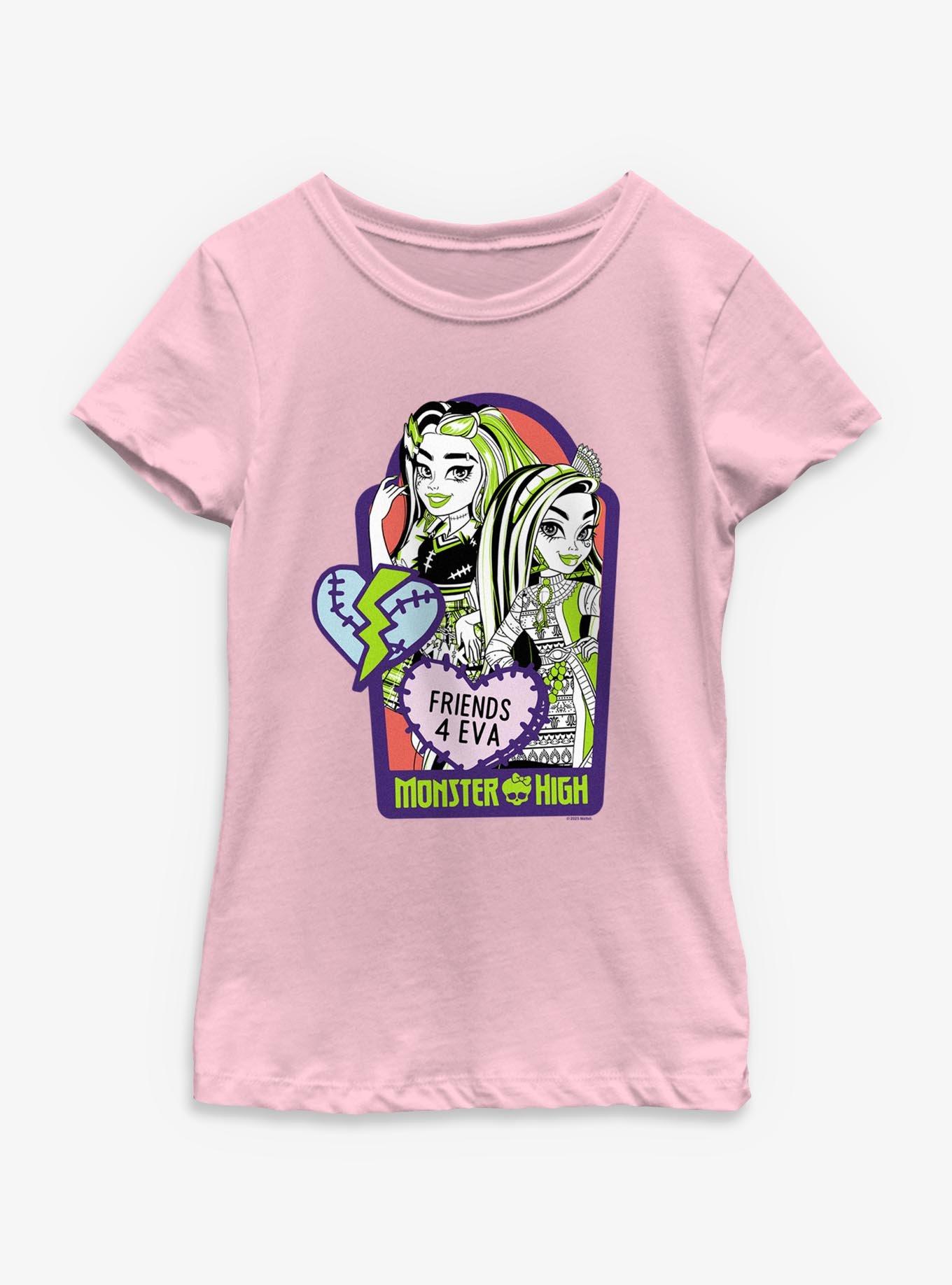Monster High Friends 4Eva Youth Girls T-Shirt