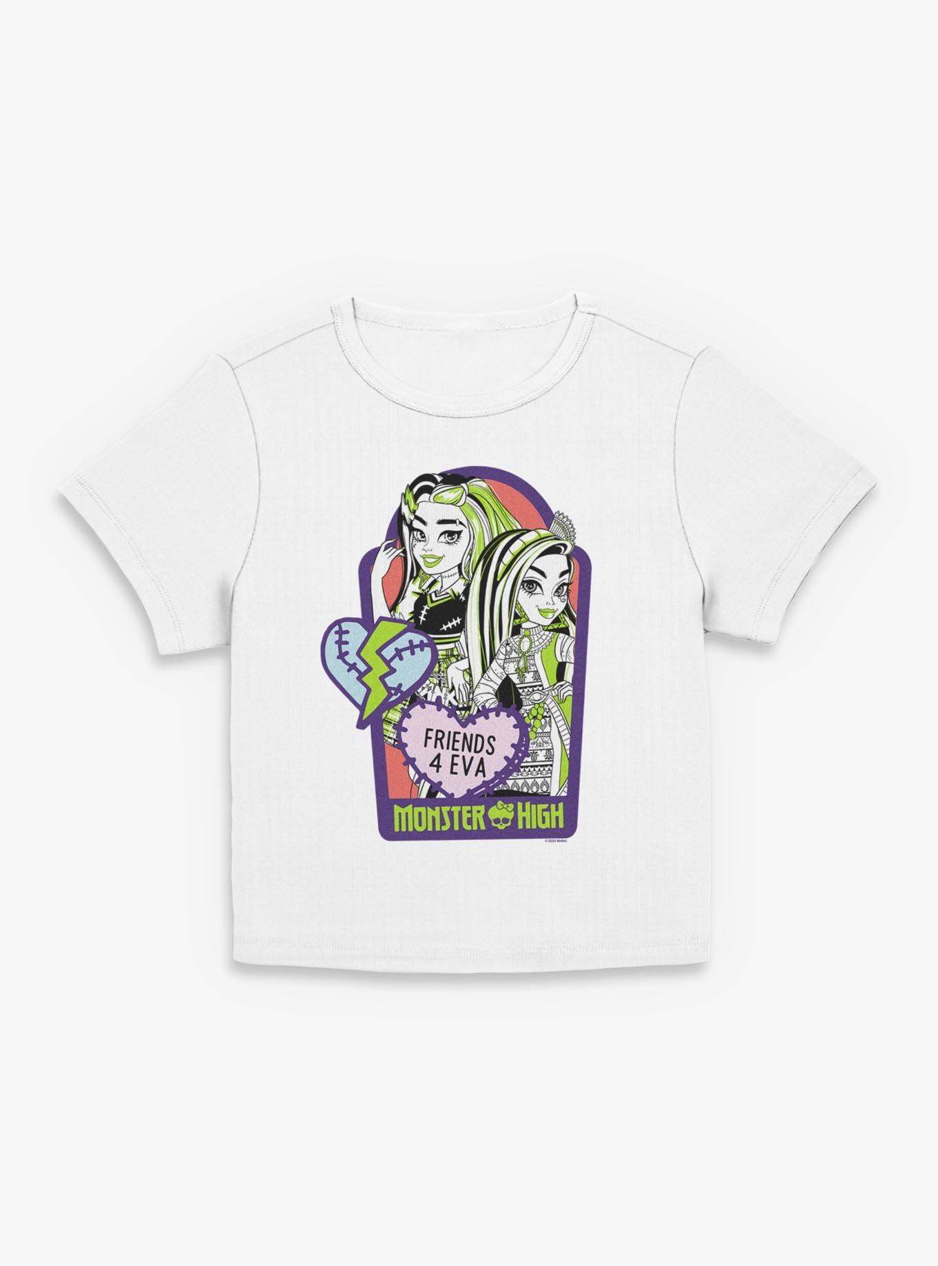 Monster High Friends 4Eva Womens Baby T-Shirt, EGRET, hi-res