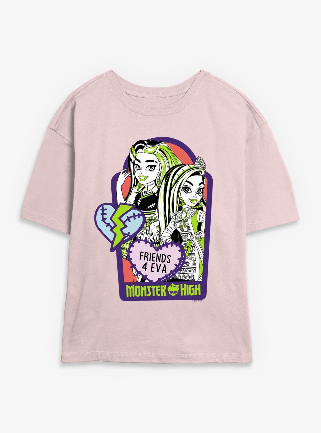 Monster High Friends 4Eva Womens Skimmer T-Shirt, , hi-res