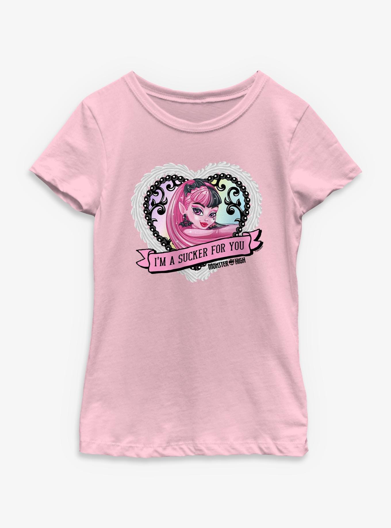 Monster High Sucker For You Youth Girls T-Shirt, , hi-res