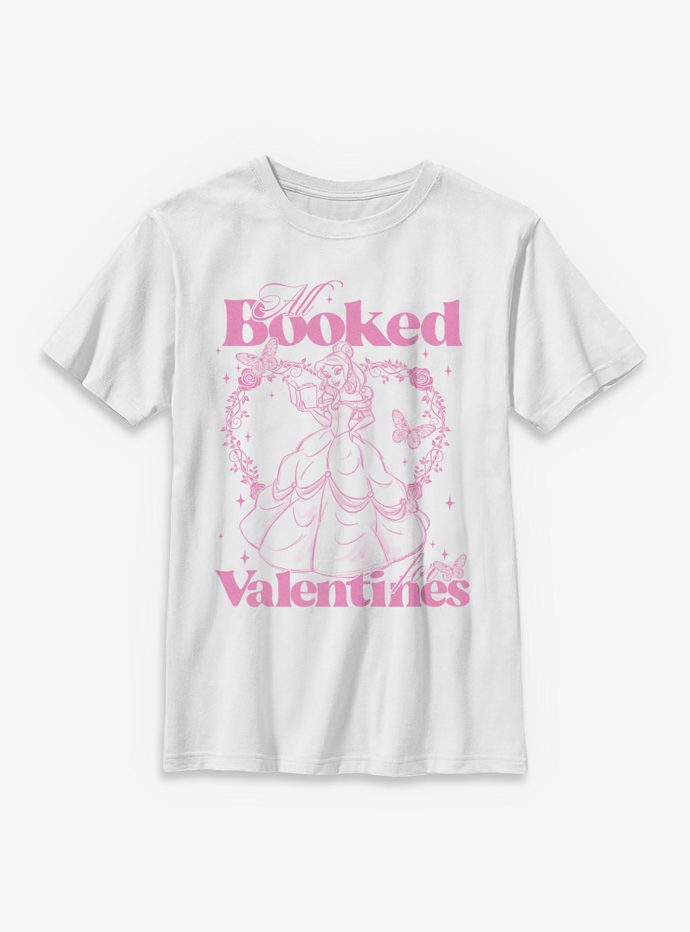 Disney Princesses Vday Plans Youth T-Shirt, , hi-res