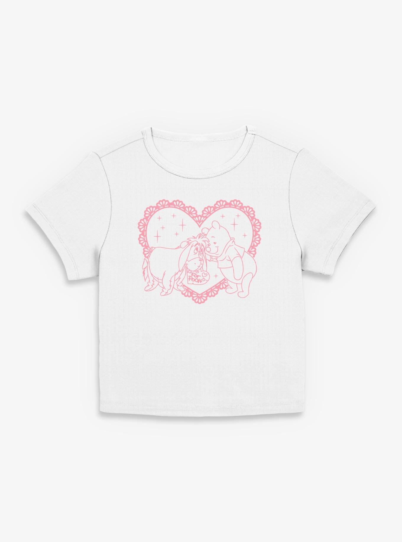 Disney Winnie The Pooh & Eeyore Heart For Pooh Womens Baby T-Shirt, , hi-res