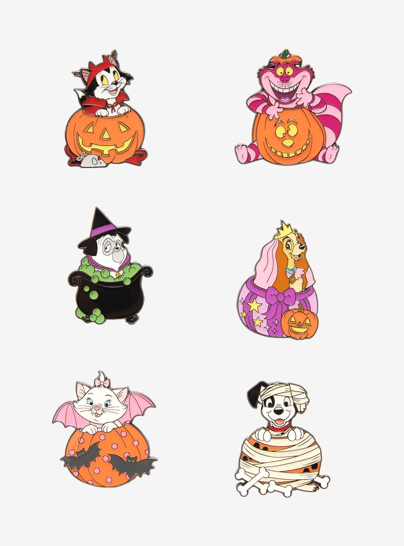 Loungefly Disney Cats & Dogs Halloween Blind Box Enamel Pin Hot Topic Exclusive, , hi-res