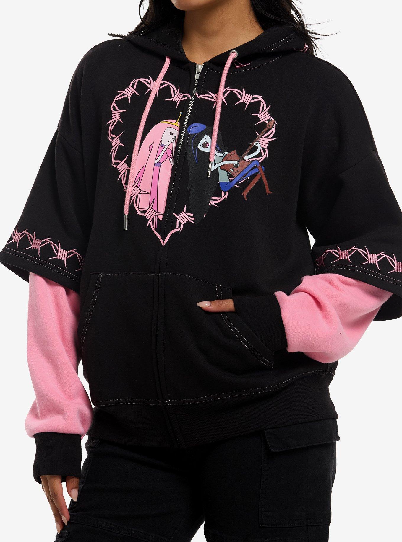 Adventure Time Princess Bubblegum & Marceline Girls Twofer Hoodie, , hi-res
