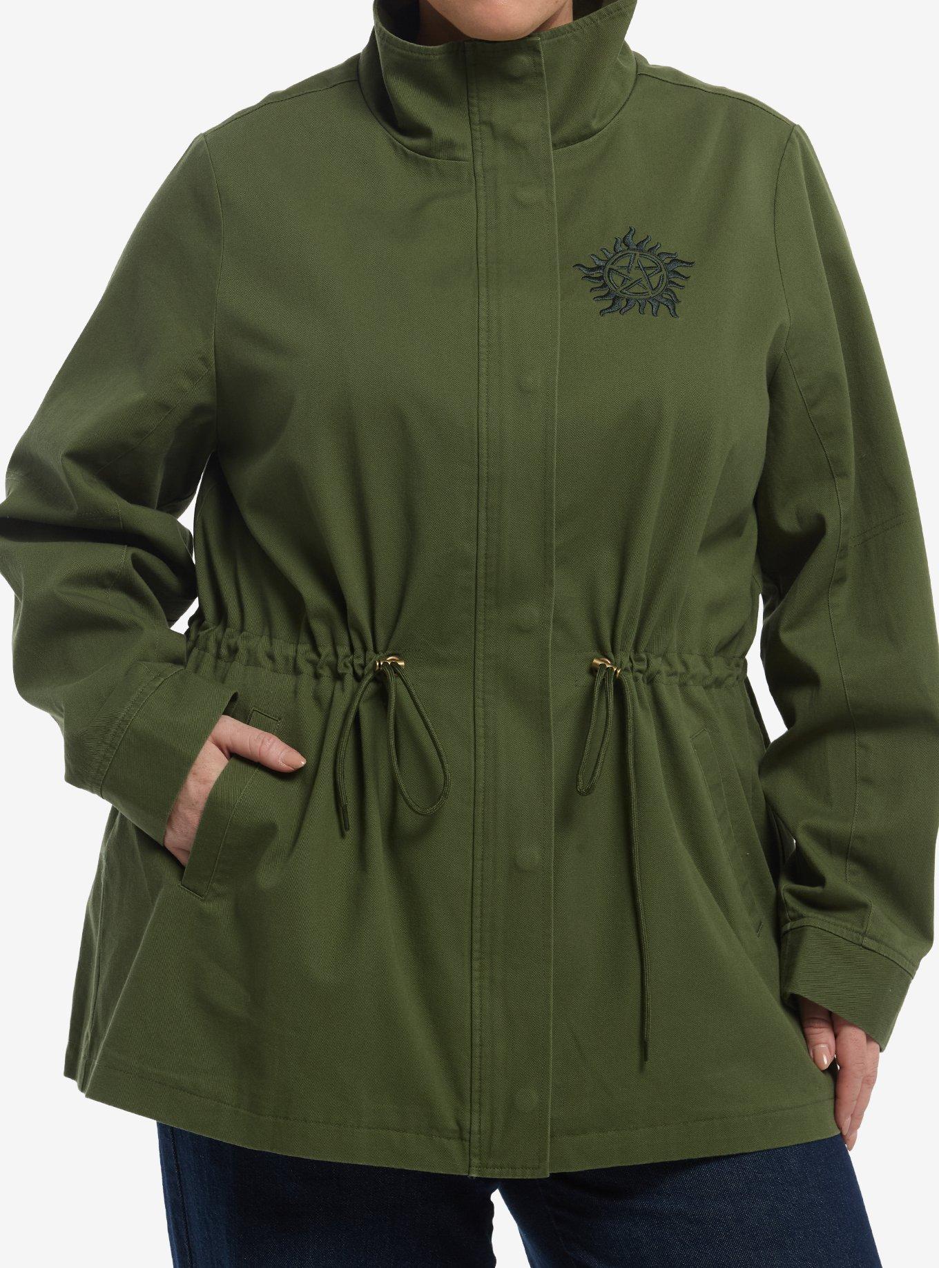 Supernatural Wings Girls Utility Jacket Plus Size, , hi-res
