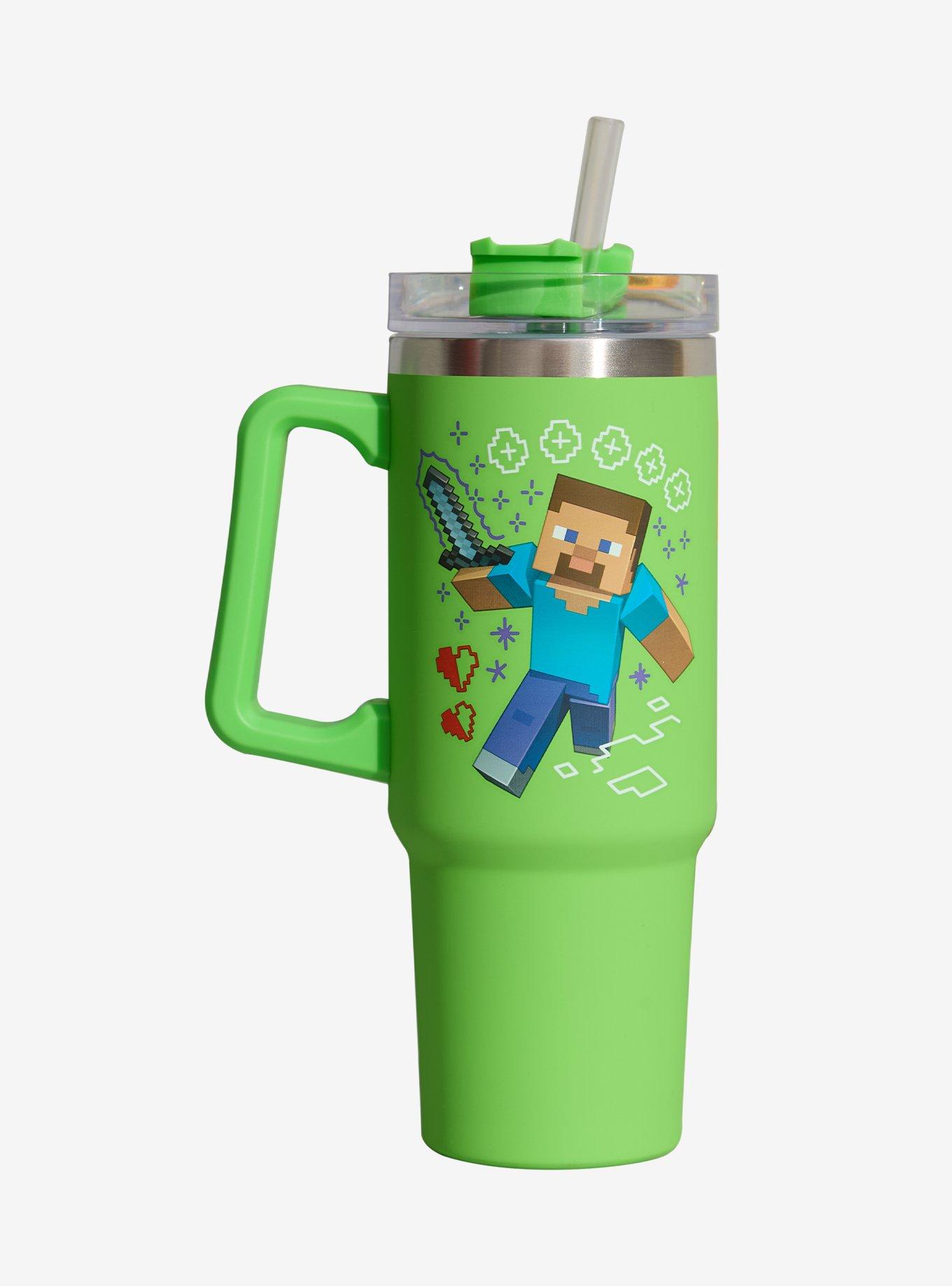 Minecraft Steve Straw Tumbler with Handle, , hi-res
