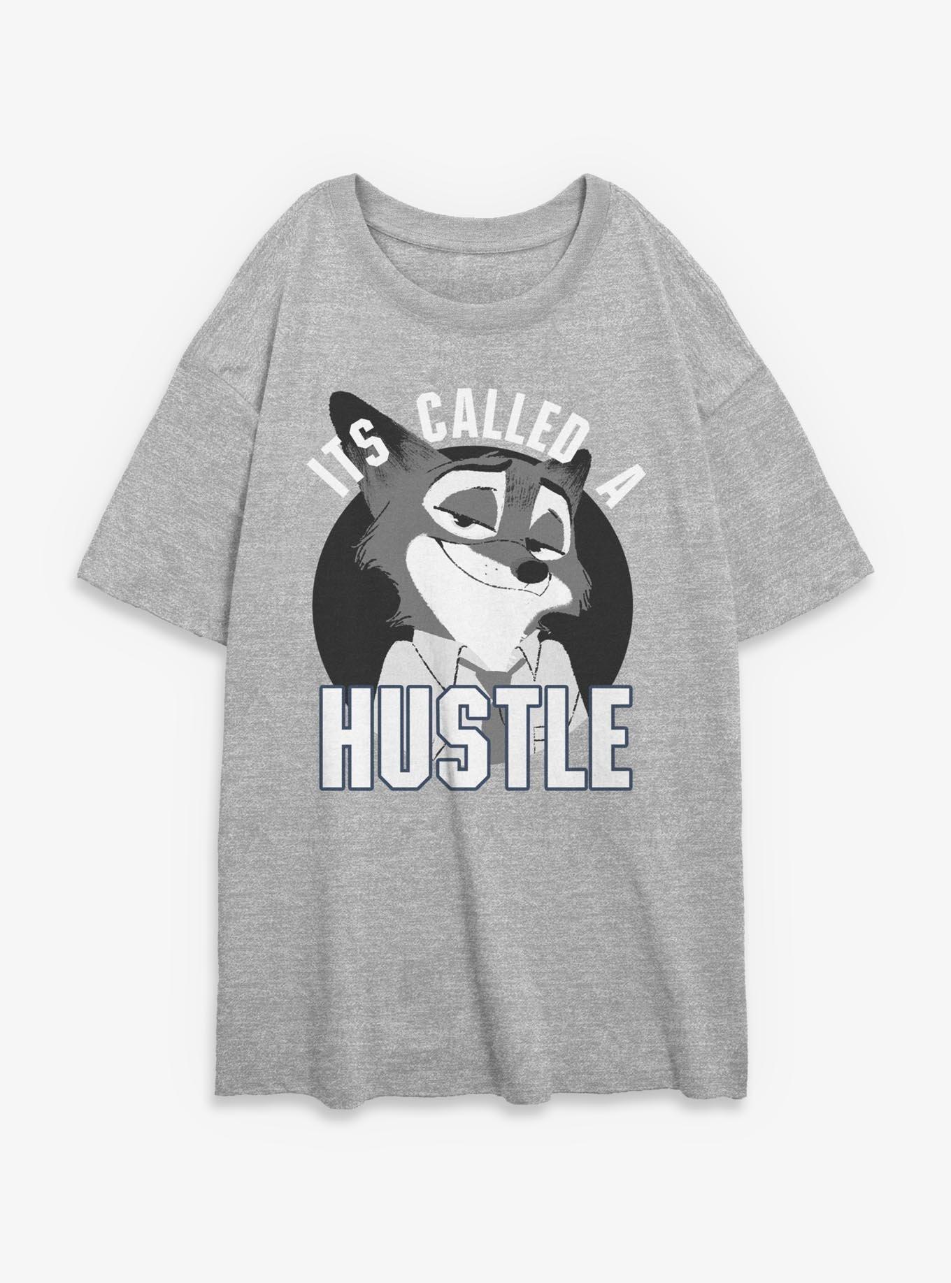 Disney Zootopia Hustle Time Womens Oversized T-Shirt