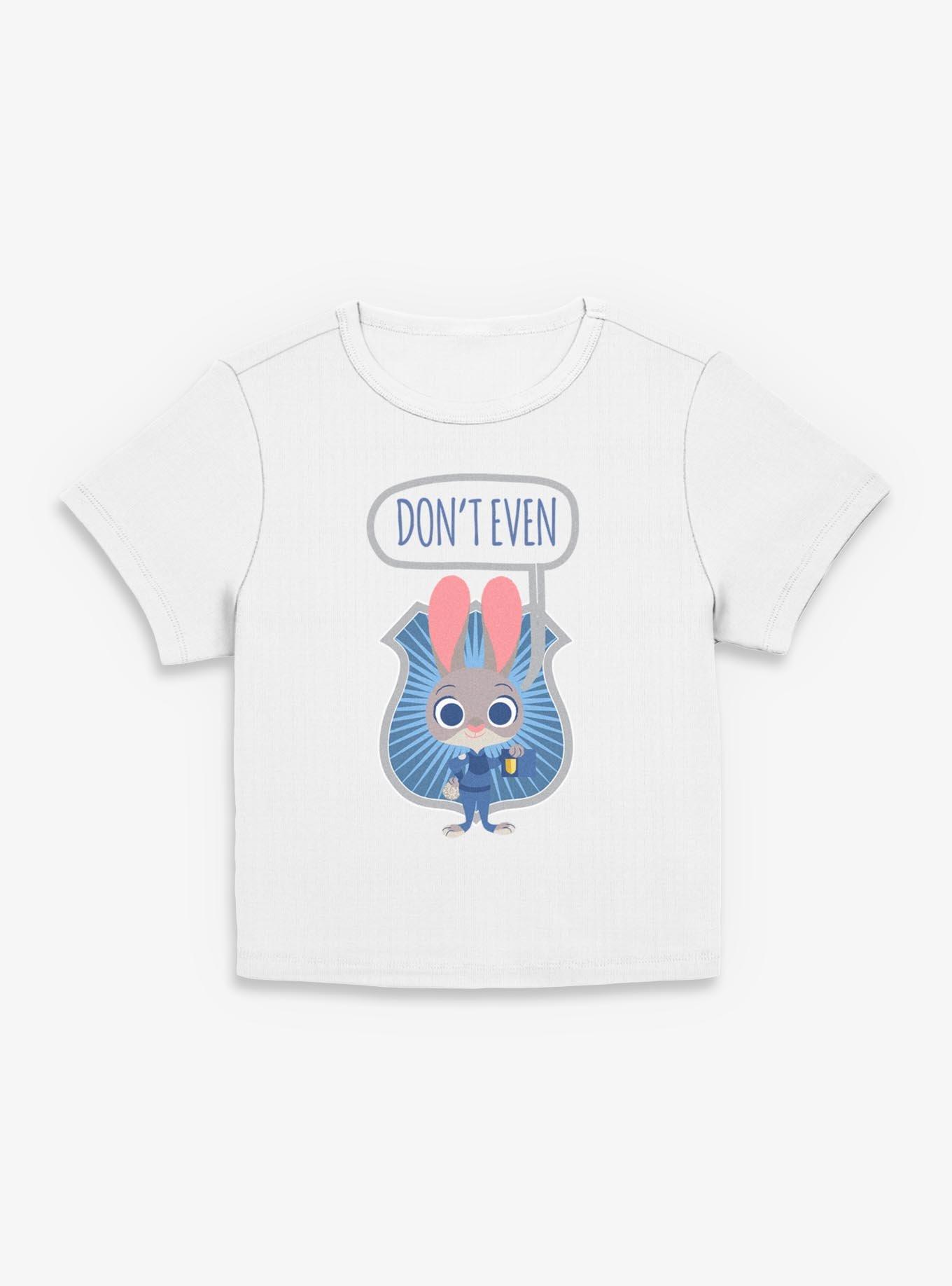 Disney Zootopia Hopps Dont Even Womens Baby Tee, , hi-res