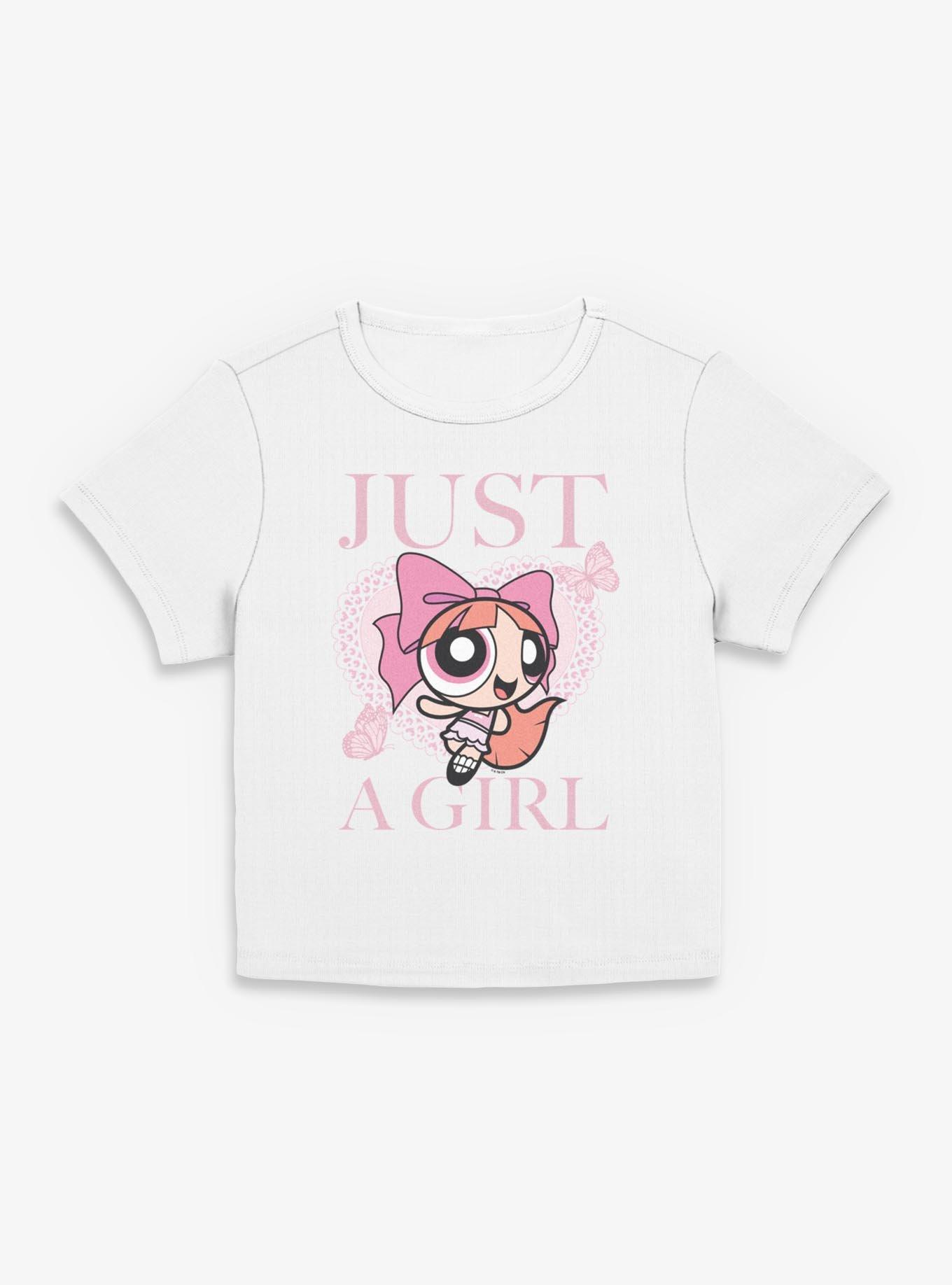 The Powerpuff Girls Blossom Just A Girl Womens Baby Tee, , hi-res
